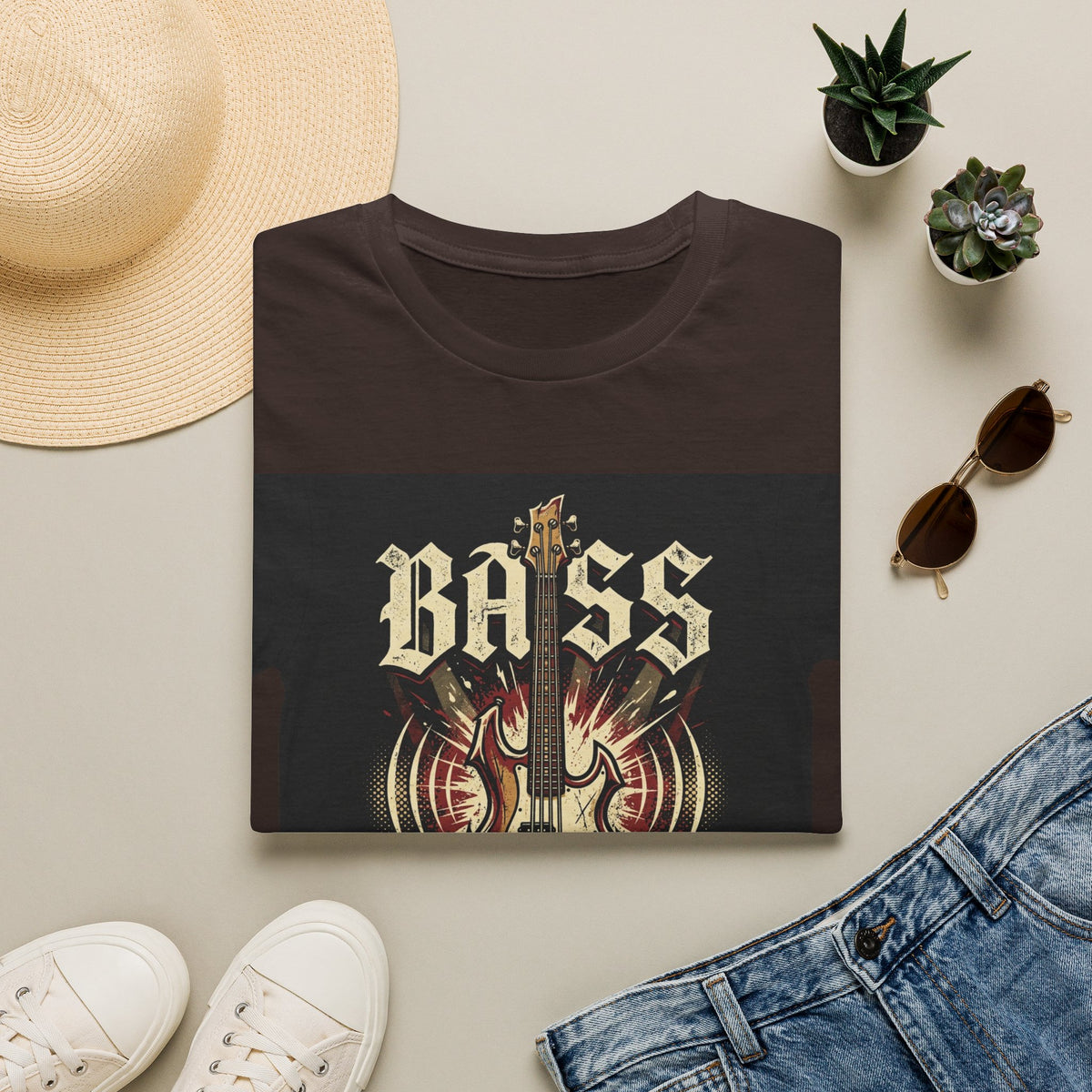 Bass Guitar T-Shirt — "Bass: If You Got It, Crank It Up!" Rock Music Tee
