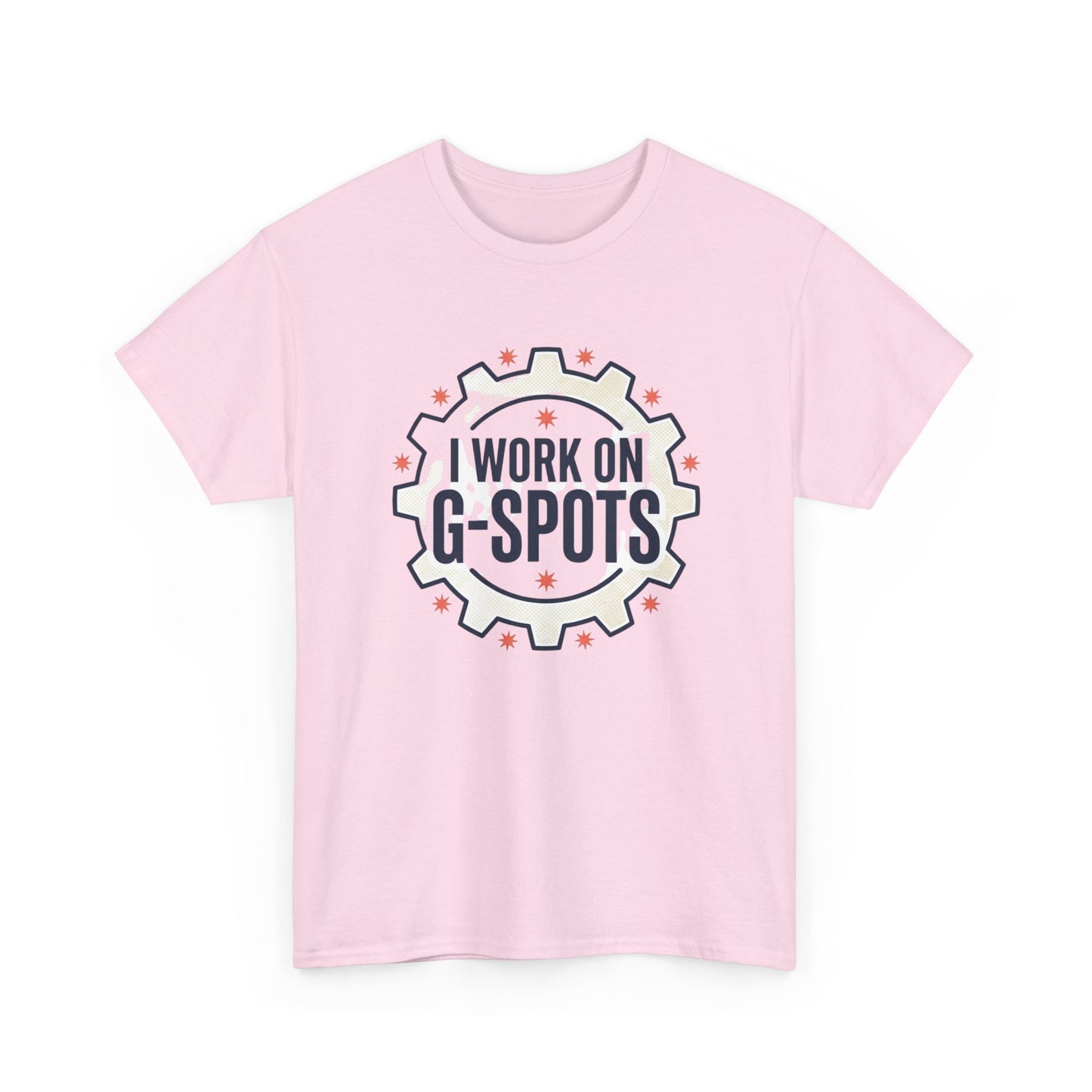 “I Work On G‑Spots” Funny Mechanical Gear Graphic Tee