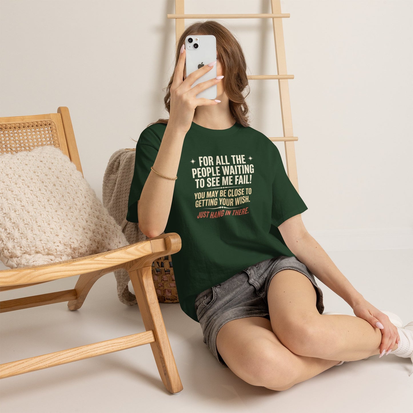 “For All The People Waiting To See Me Fail” Inspirational Shirt-Motivational Graphic Tee —