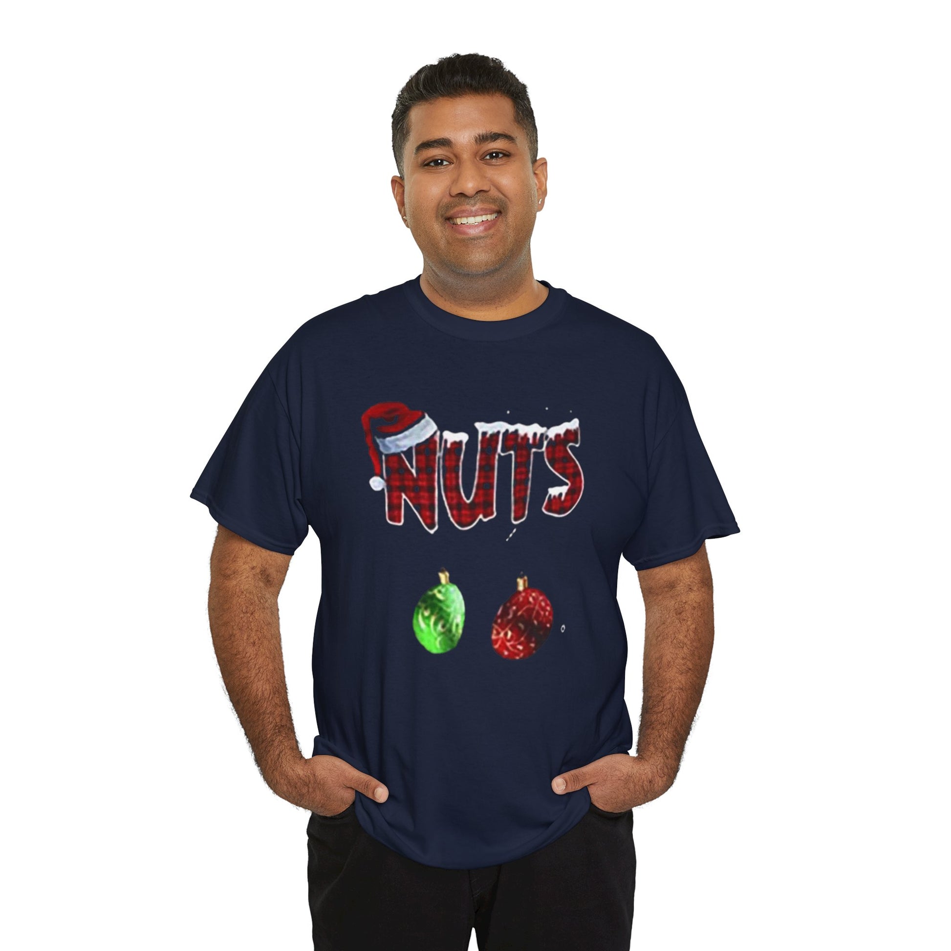 Holiday 'Nuts' Tee — Funny Christmas Ornament Graphic T-Shirt Printify