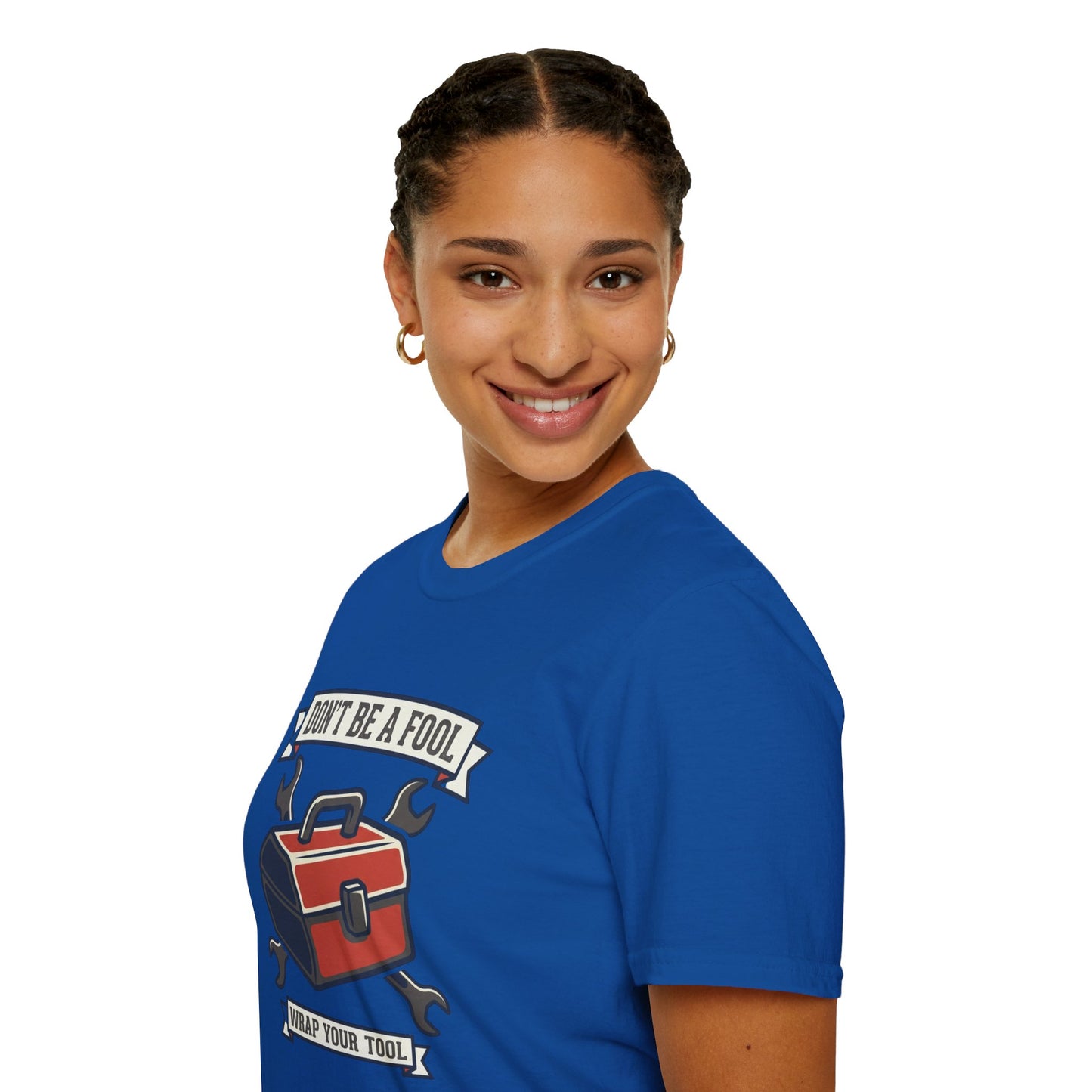 Don't Be a Fool Toolbox T‑Shirt — Wrap Your Tool Shirt for Mechanics & DIYers