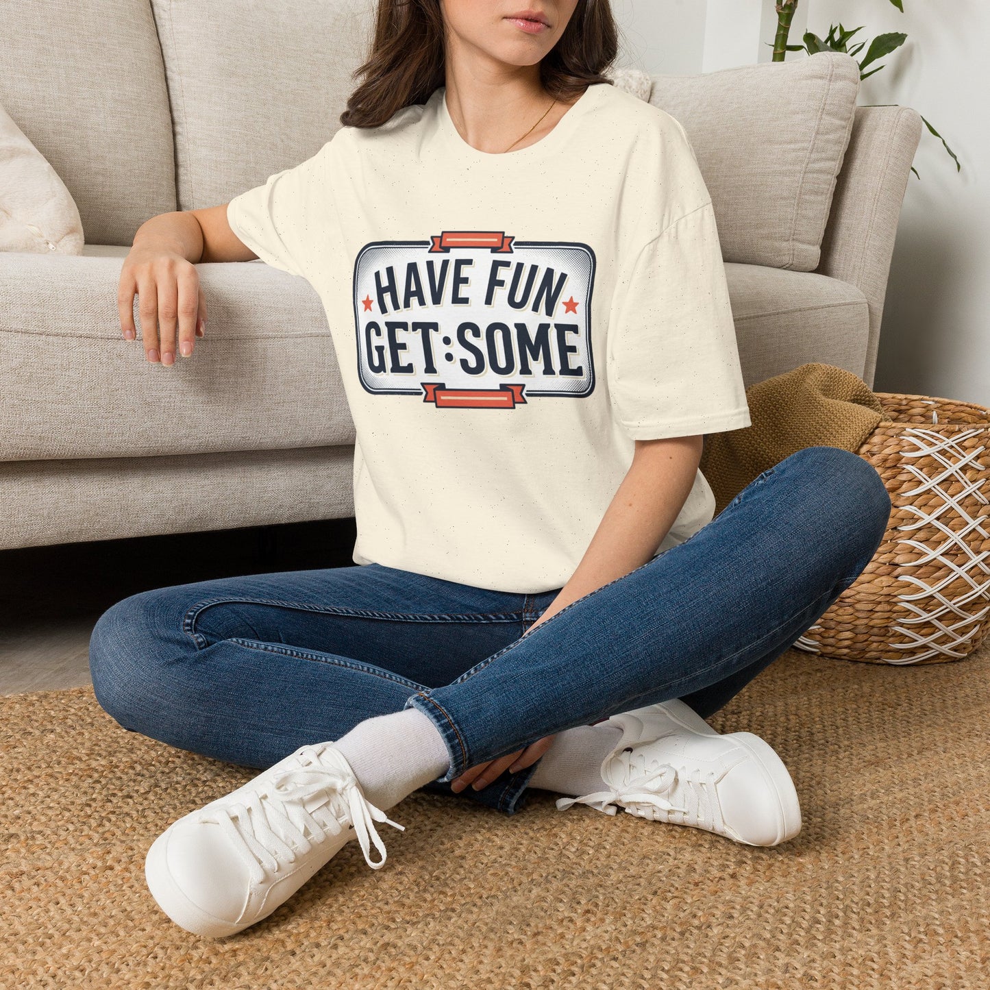 Have Fun Get Some T-Shirt — Retro Road Sign Graphic Tee