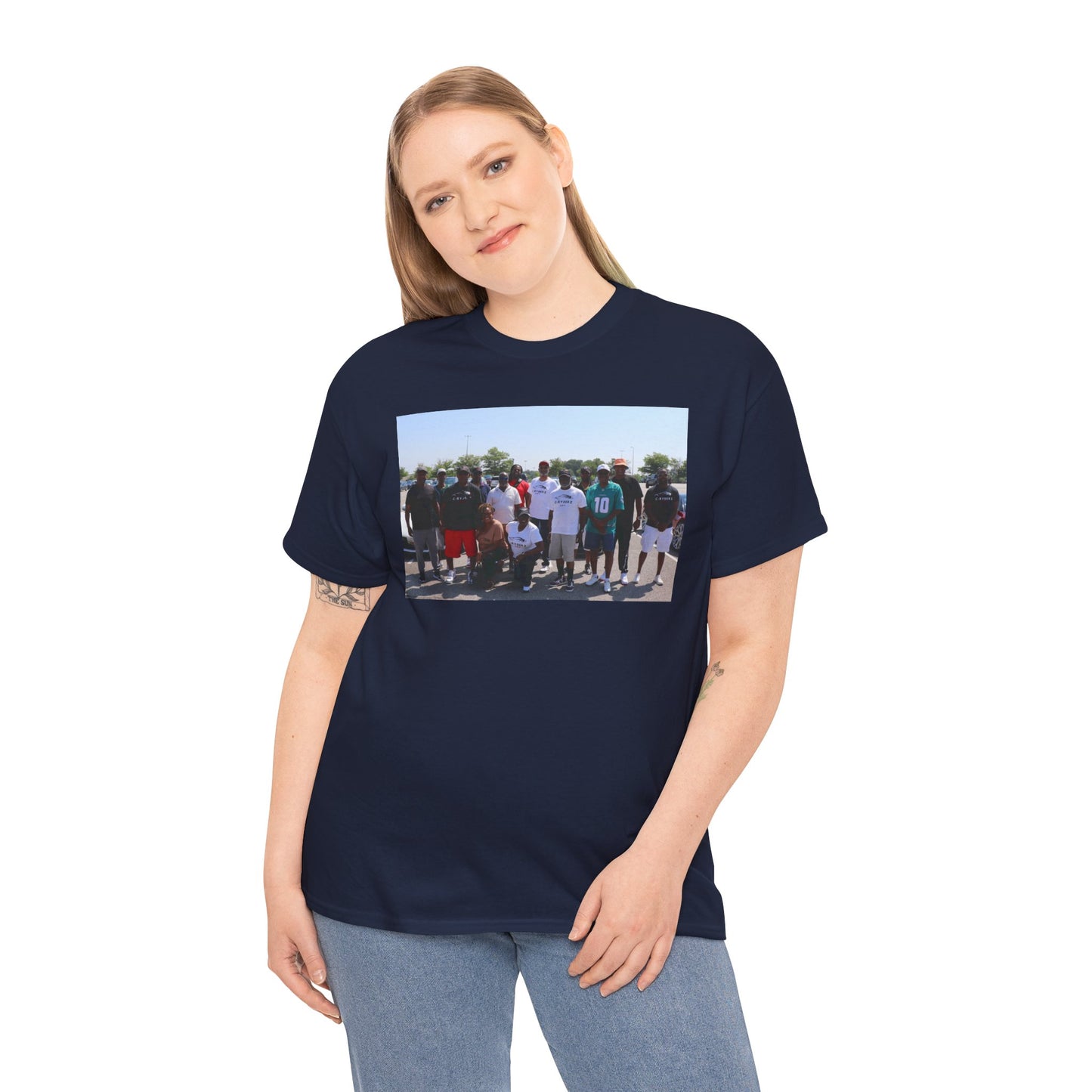 C-RYDERZ Group Photo Custom Tee — Personalized Reunion & Team Picture Shirt Printify