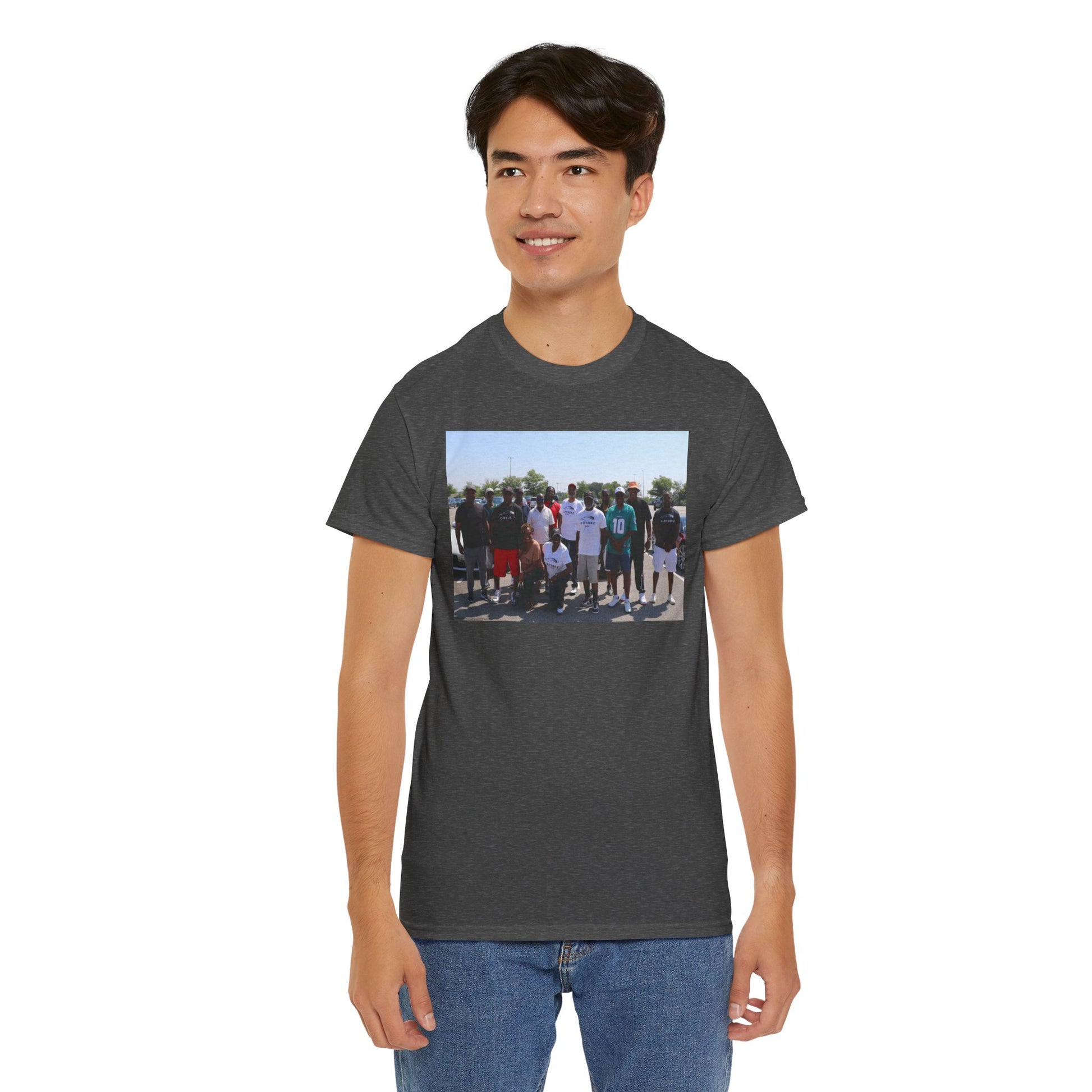 C-RYDERZ Group Photo Custom Tee — Personalized Reunion & Team Picture Shirt Printify