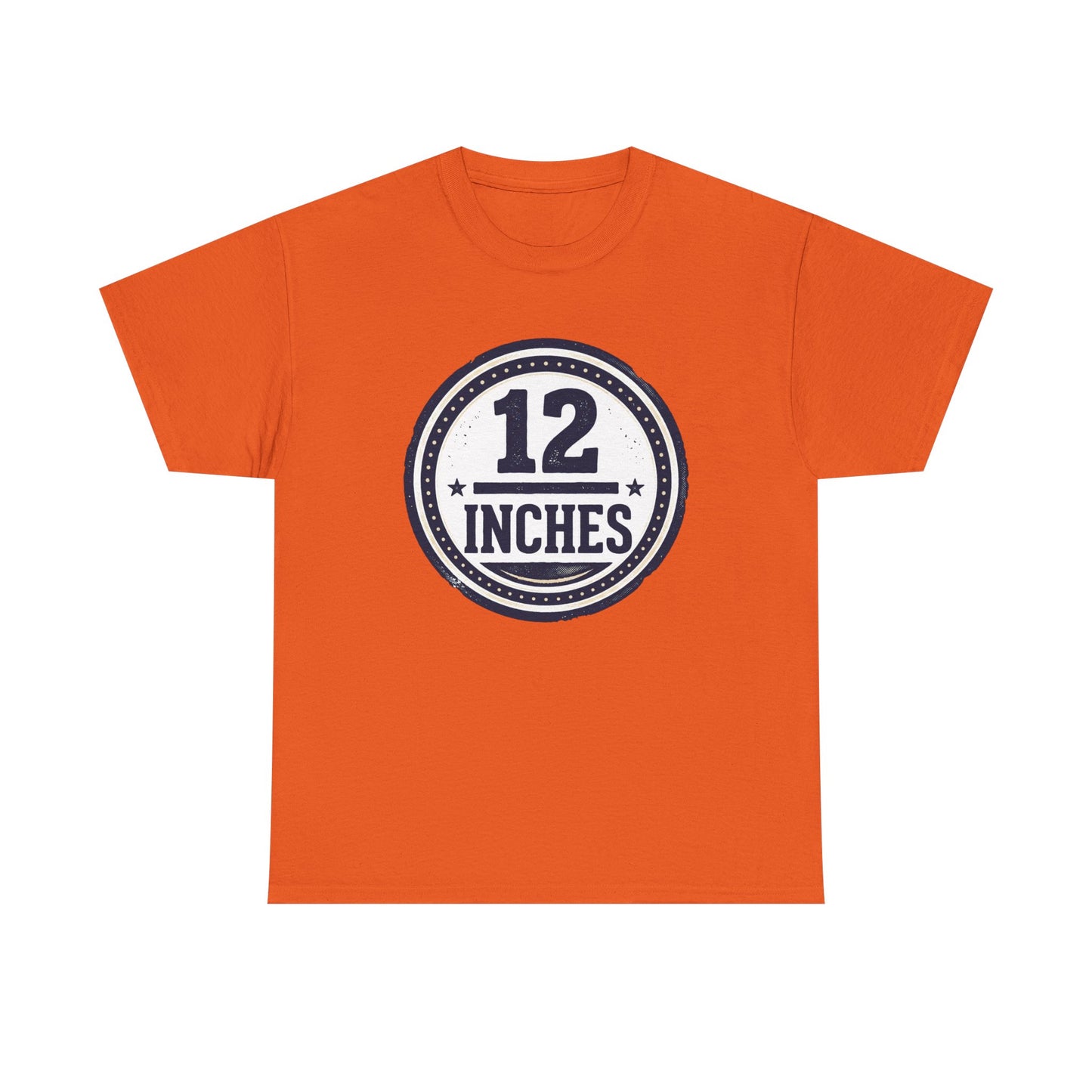 12 Inches Badge T-Shirt — Vintage Stamp Graphic Tee
