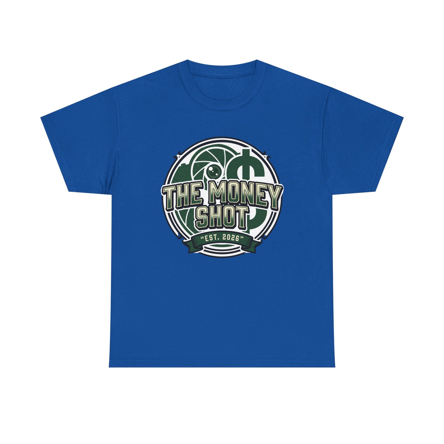 The Money Shot Graphic Tee — Retro Dollar Logo T-Shirt