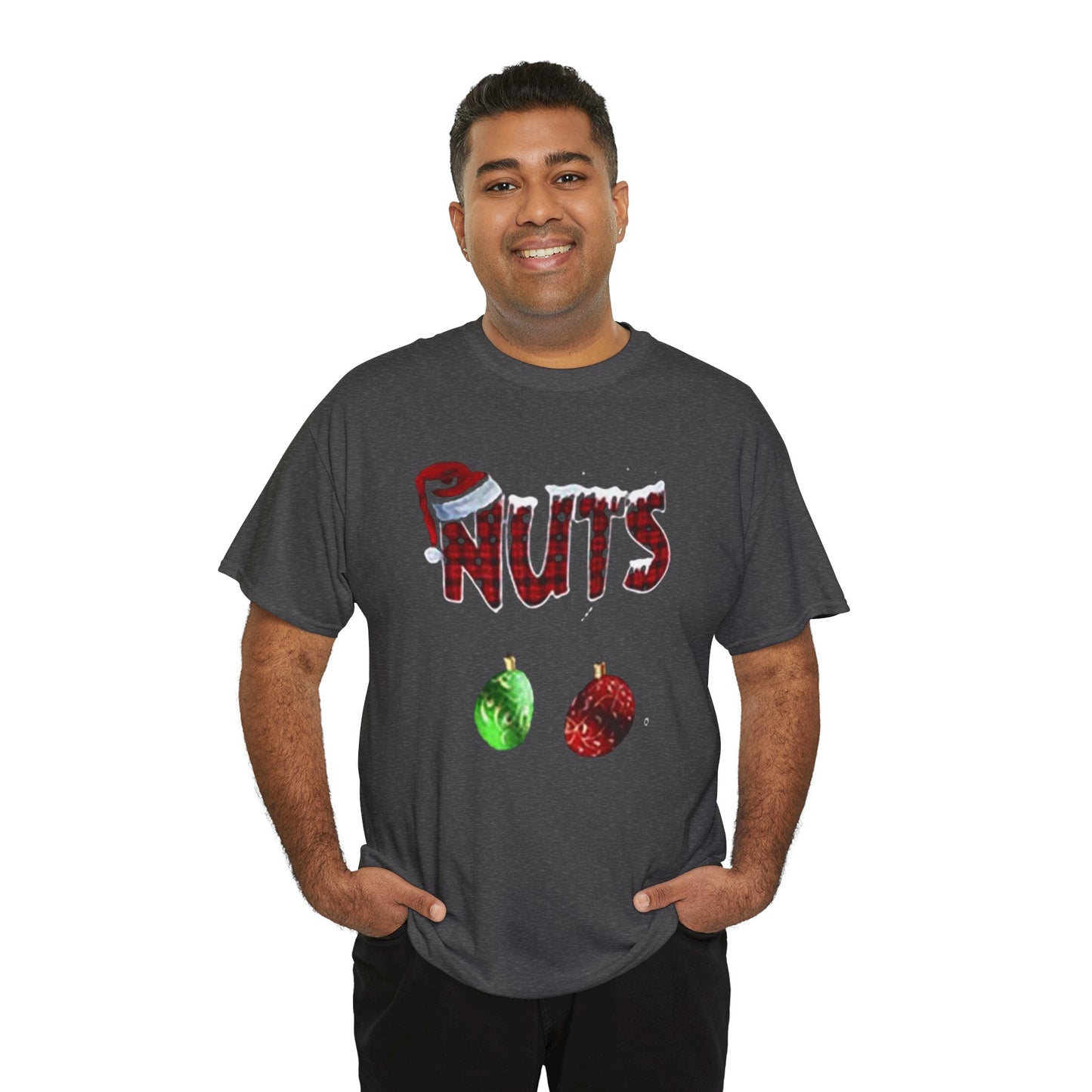 Holiday 'Nuts' Tee — Funny Christmas Ornament Graphic T-Shirt Printify