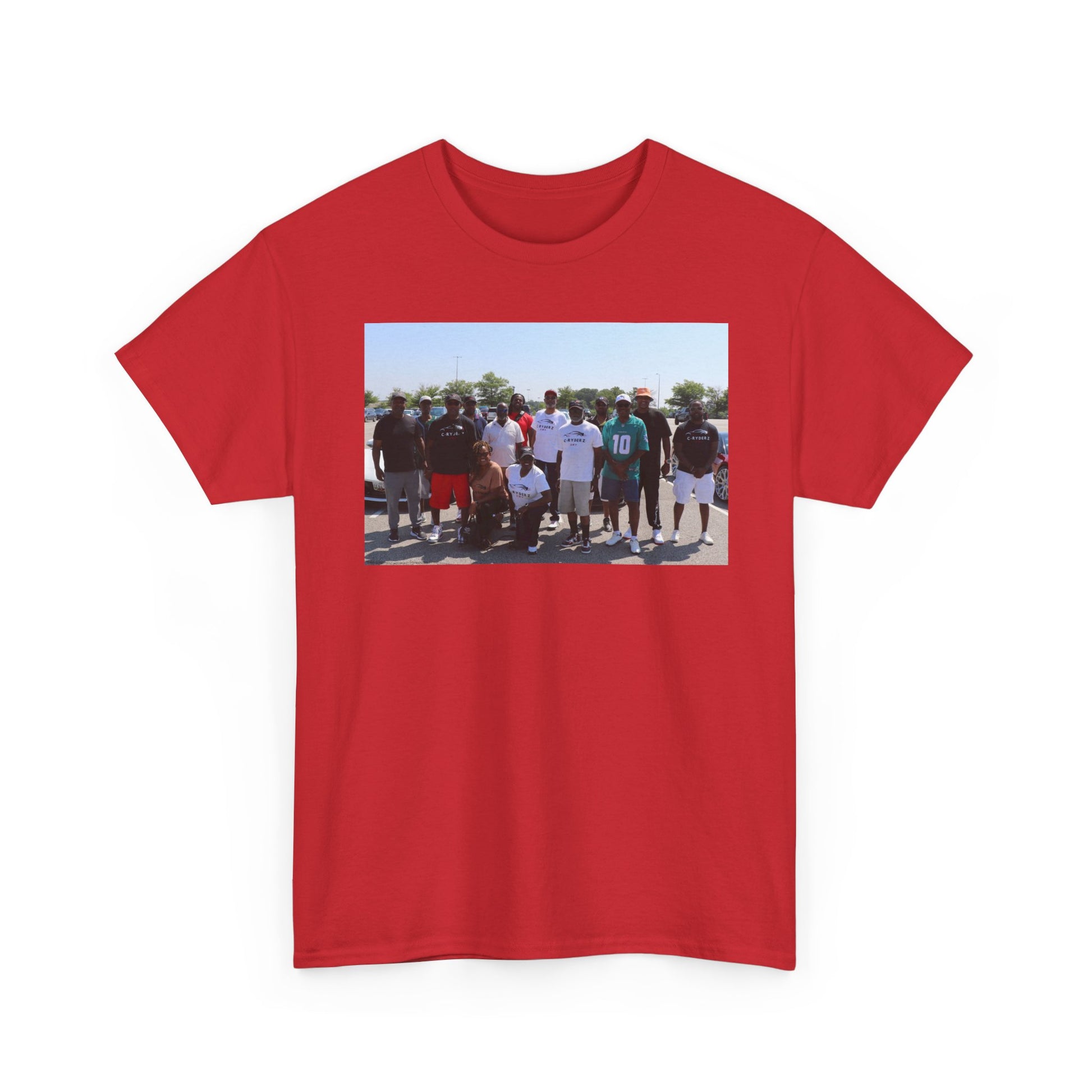 C-RYDERZ Group Photo Custom Tee — Personalized Reunion & Team Picture Shirt Printify