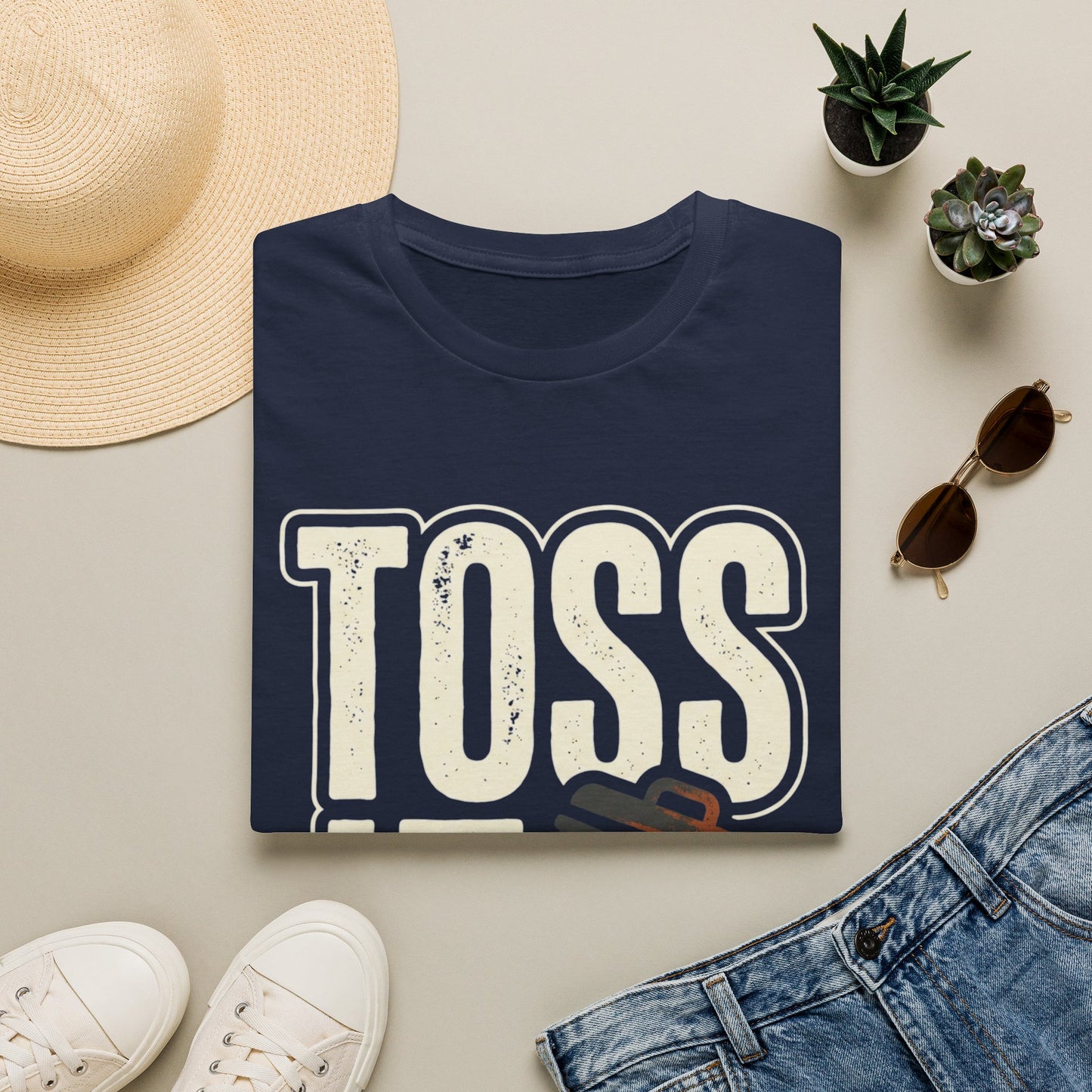 Toss It Graphic T‑Shirt — Casual Recycling / Trash Toss Tee