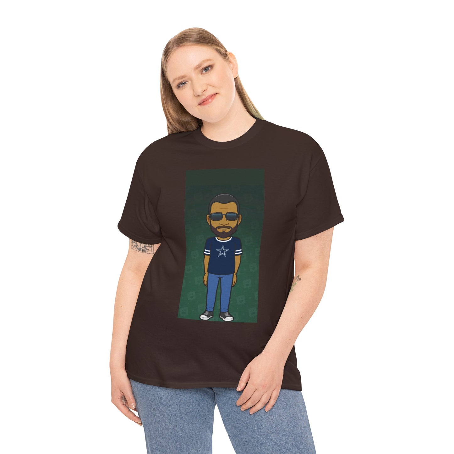 Cartoon Guy Graphic Tee — Personalized Avatar Shirt Printify