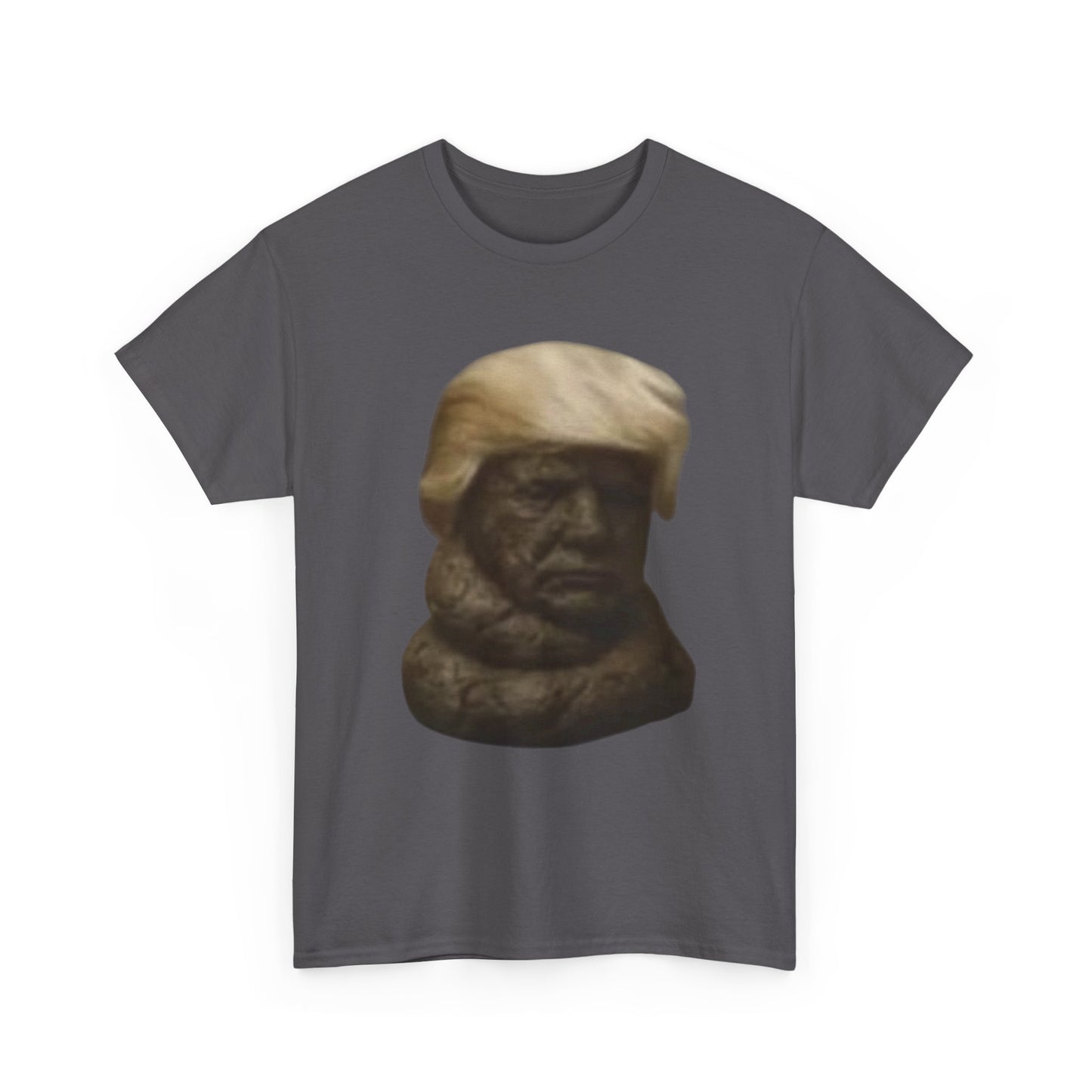 Graphic Tee — Bronze Bust Illustration T‑Shirt