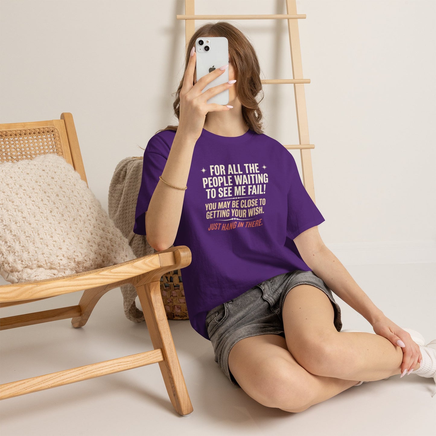“For All The People Waiting To See Me Fail” Inspirational Shirt-Motivational Graphic Tee —