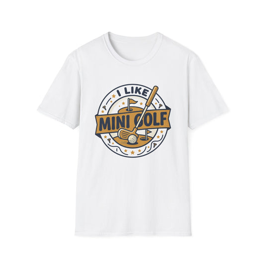 I Like Mini Golf T-Shirt — Retro Mini-Golf Graphic Tee for Fans & Players