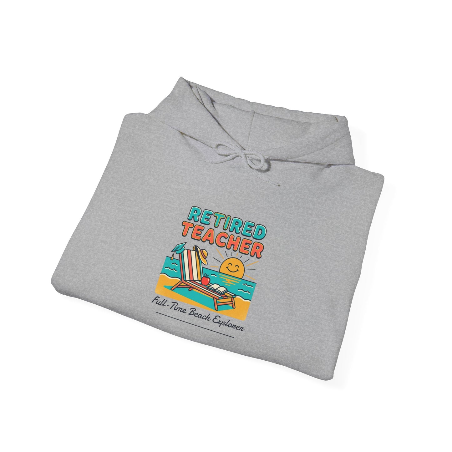 Retired Teacher Hoodie | Retirement, Beach Life, Custom Year
