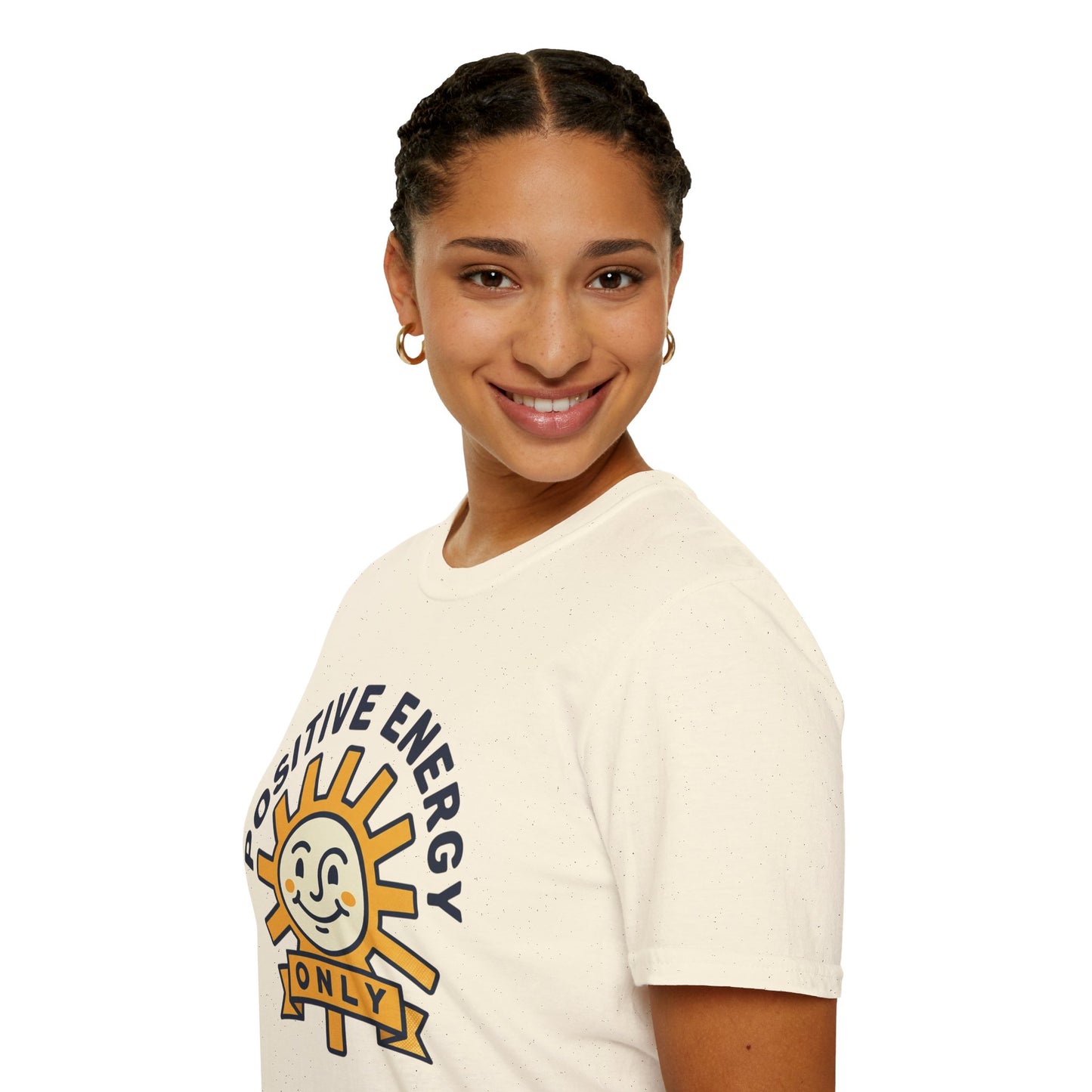 Positive Energy T-Shirt — Sunny 'Positive Energy Only' Graphic Tee