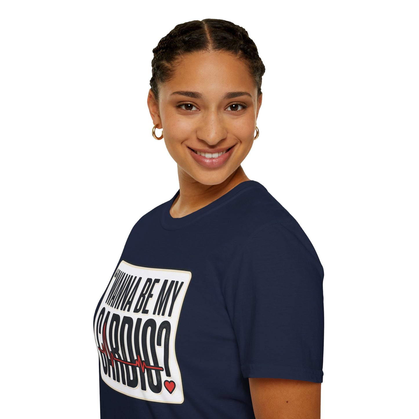 Wanna Be My Cardio? T-Shirt — Funny Fitness Graphic Tee for Gym Lovers