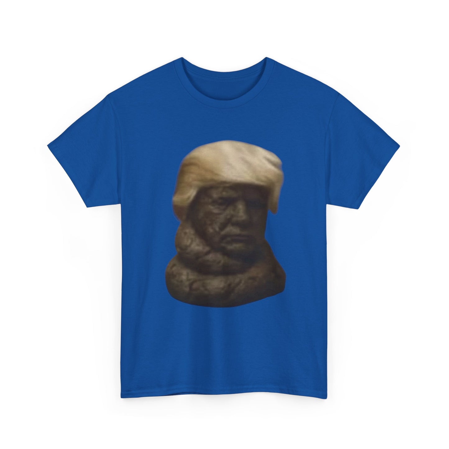 Graphic Tee — Bronze Bust Illustration T‑Shirt