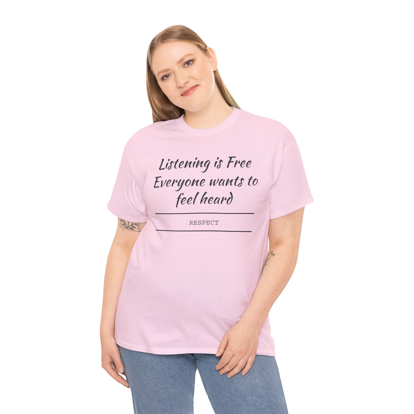Listening is Free, Feel Heard