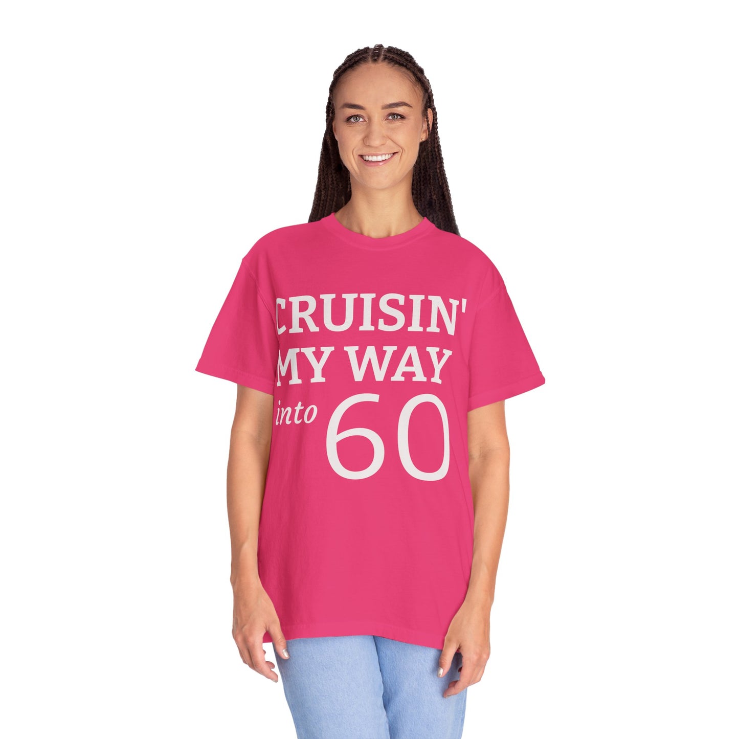 Cruisin' My Way Into 60 T-Shirt — 60th Birthday Tee