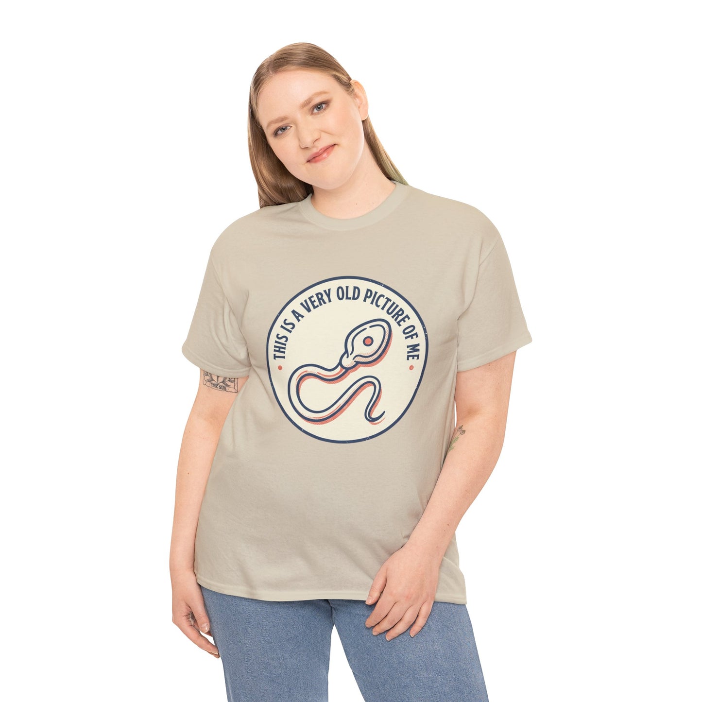 "This Is A Very Old Picture Of Me" Retro Snake Graphic Tee