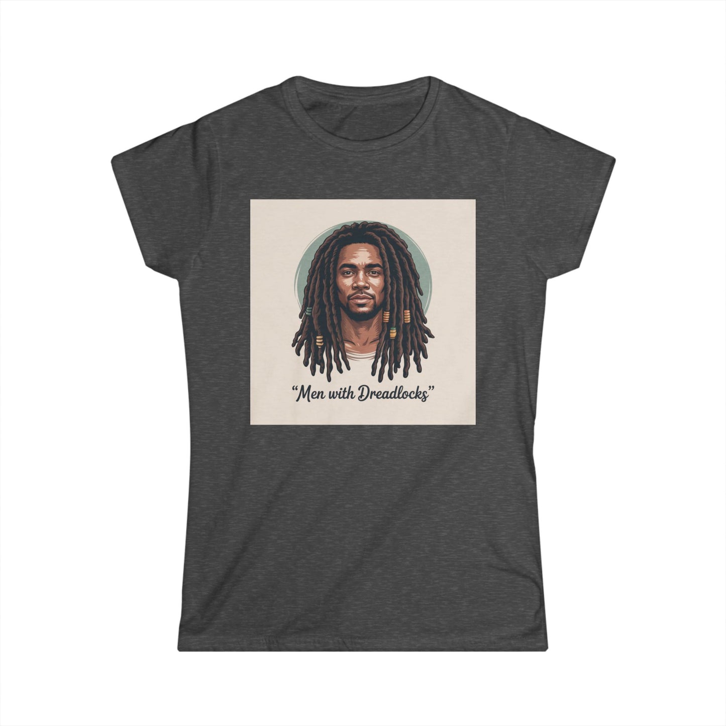 Dreadlocks Portrait Tee — "Men with Dreadlocks" Graphic Women's Shirt Printify