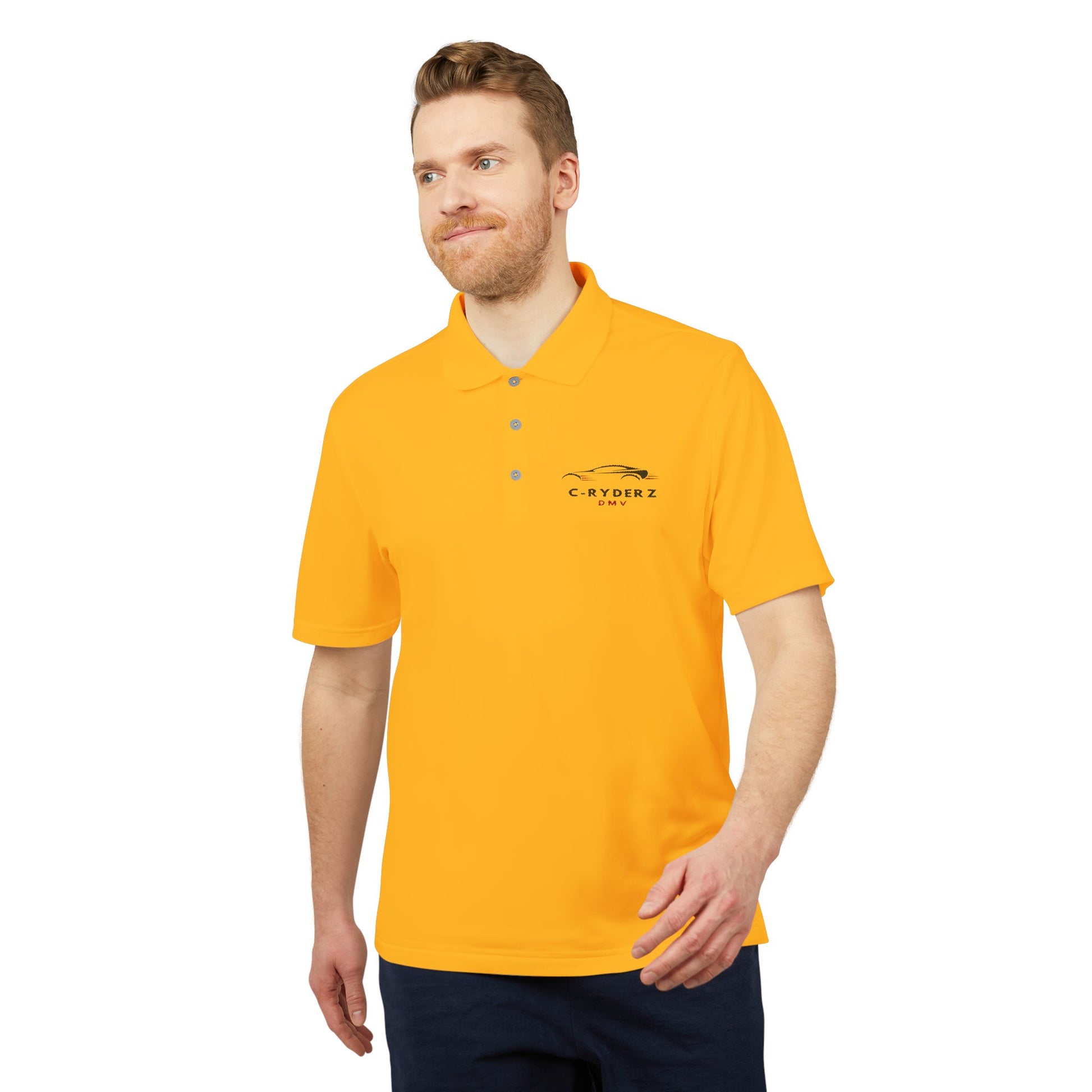 C-RYDERZ Adidas Unisex Performance Polo Shirt - Stylish Activewear for Athletes Printify