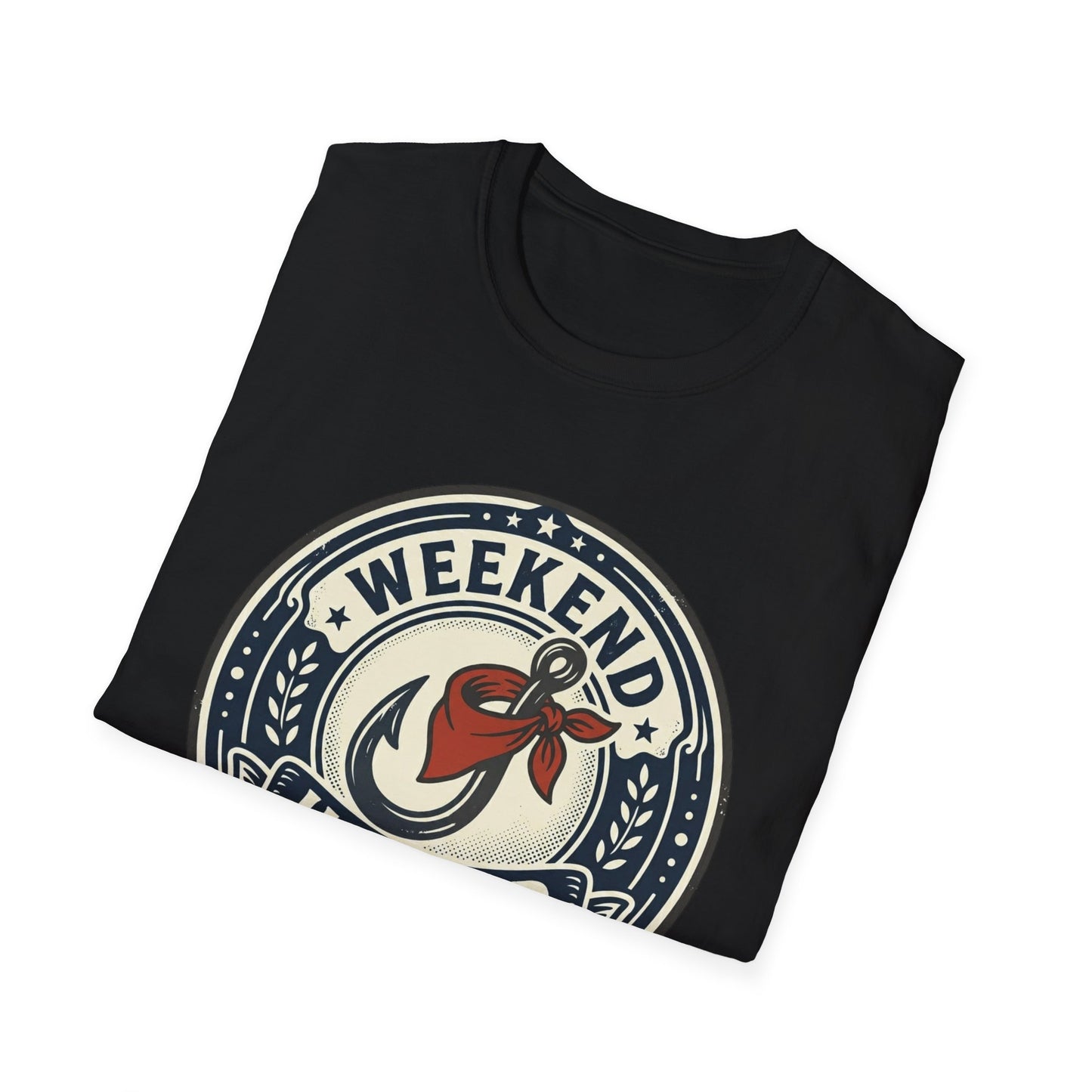 Weekend Hooker Fishing T-Shirt — Retro Angler Logo Tee