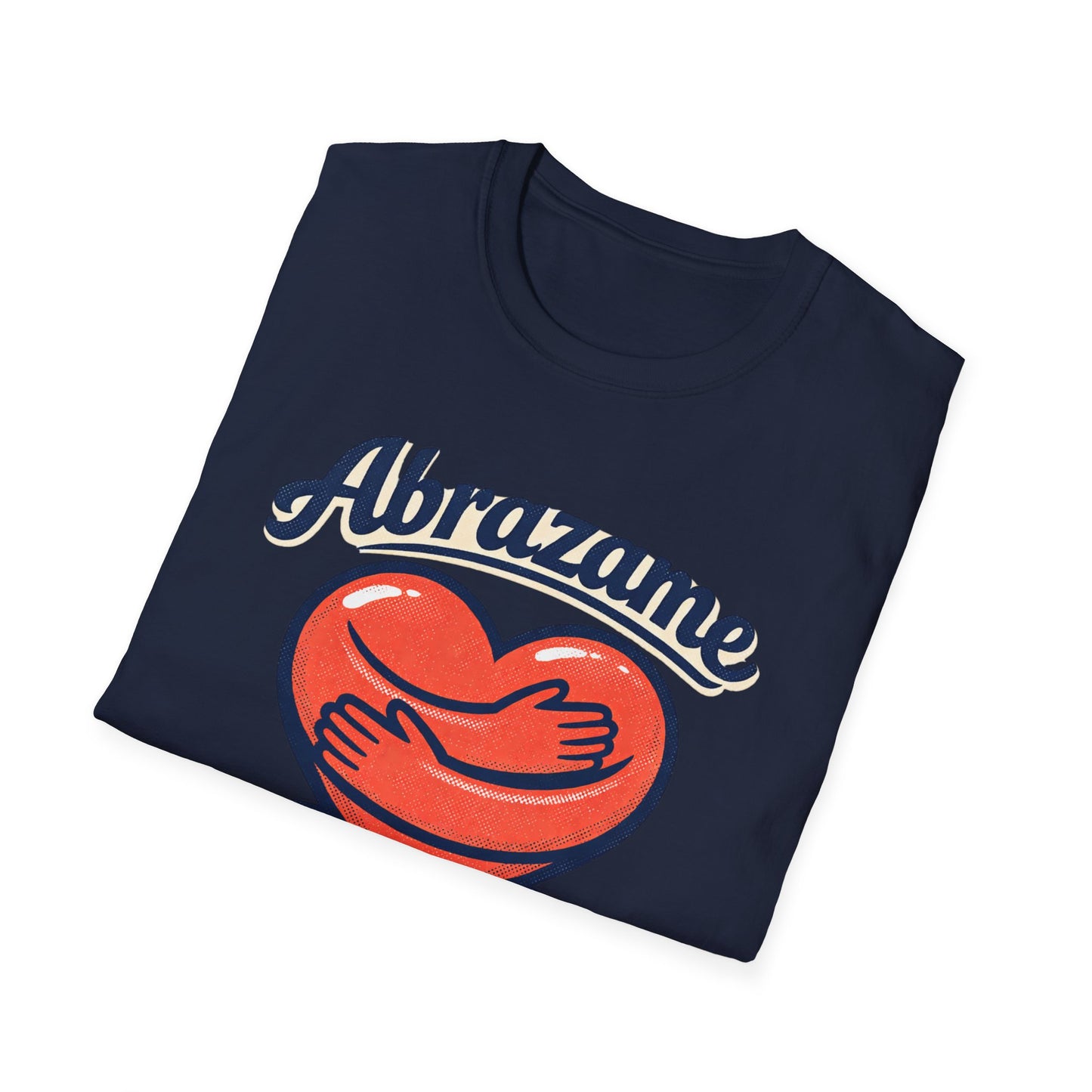 Abrázame Heart Hug T-Shirt — Spanish Love Graphic Tee