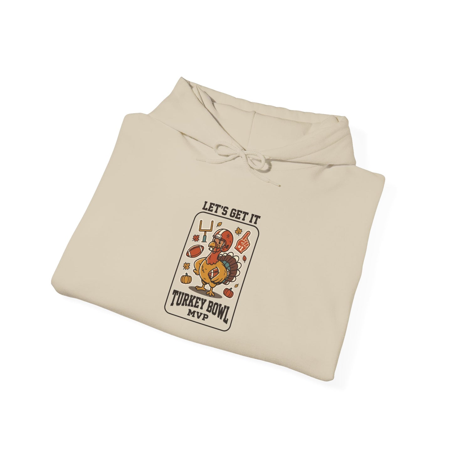 Turkey Bowl Thanksgiving Hoodie | Fall Harvest, Pumpkin Pie, Friendsgiving