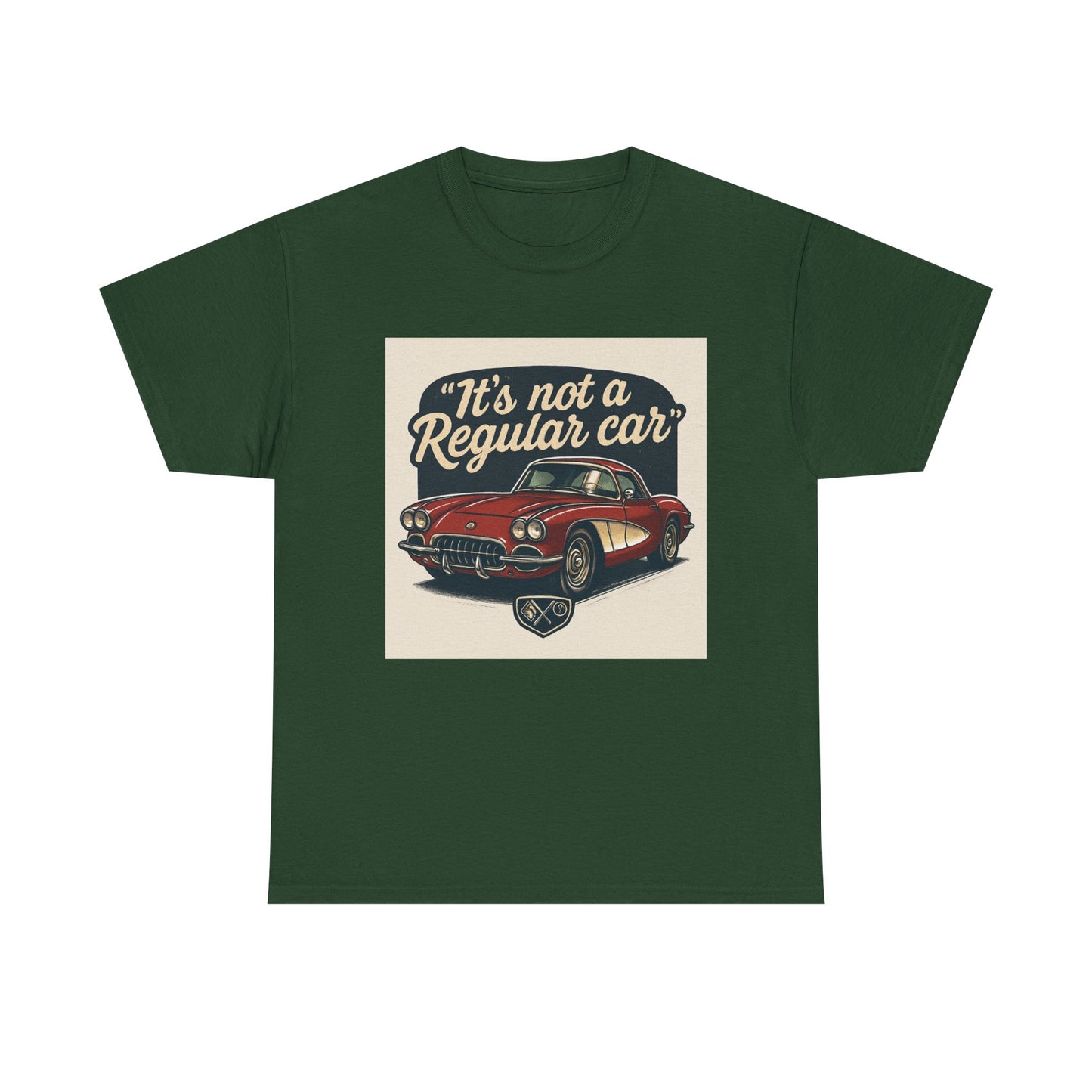 Classic Car Tee — "It's Not a Regular Car" Vintage Muscle Car Shirt Printify