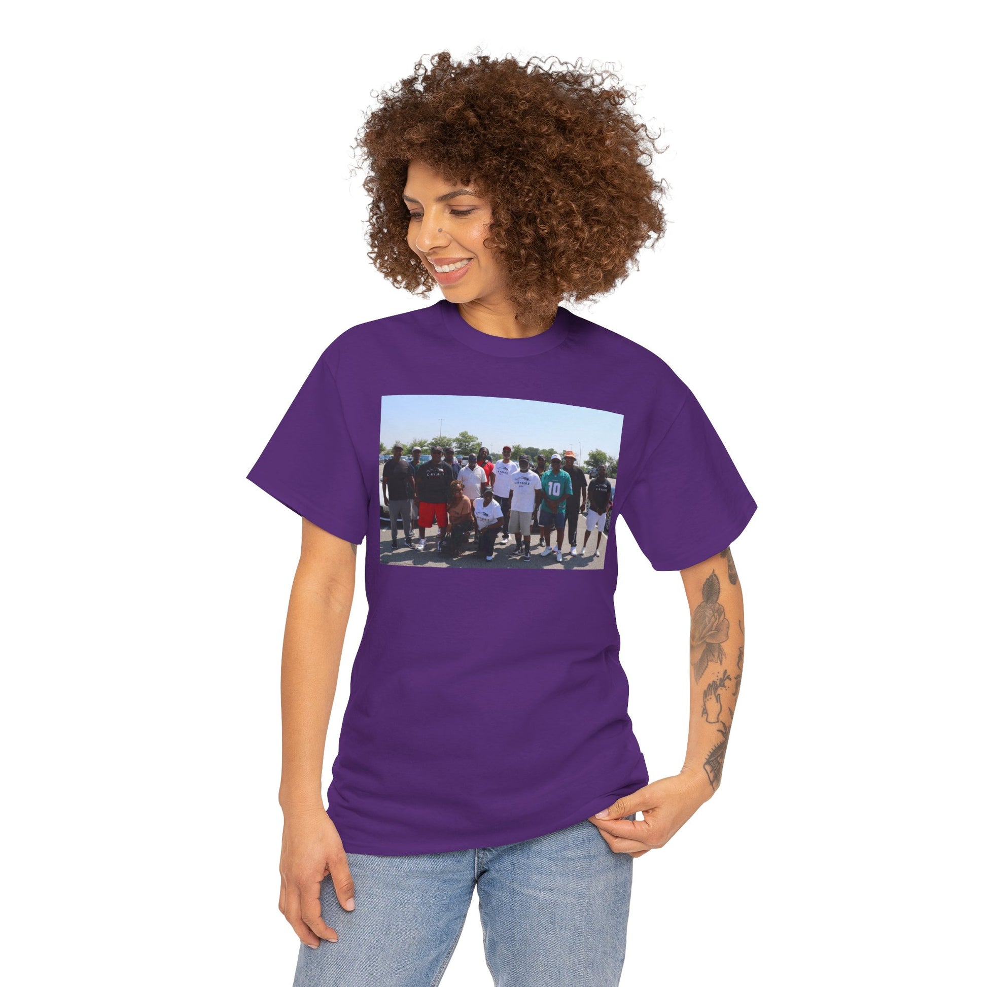 C-RYDERZ Group Photo Custom Tee — Personalized Reunion & Team Picture Shirt Printify