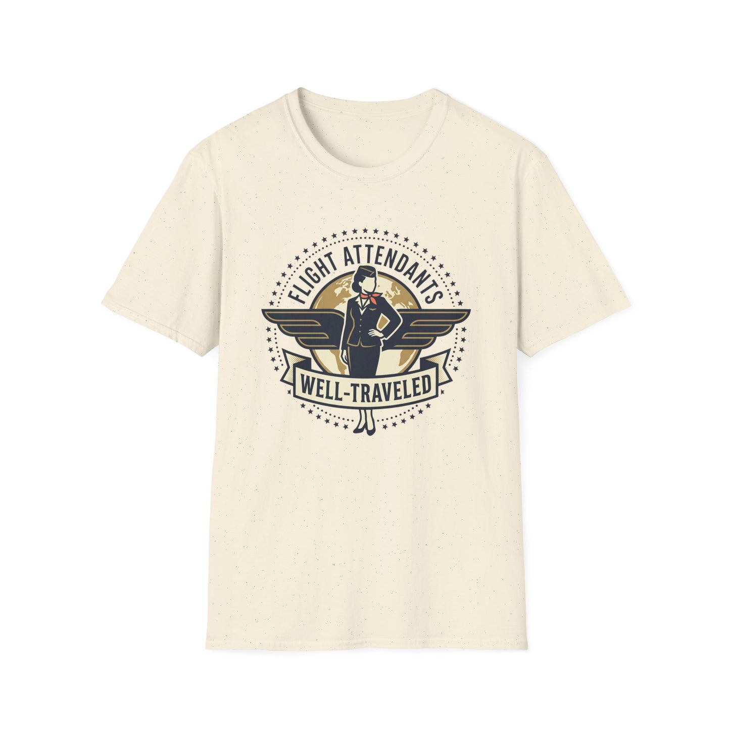 Flight Attendant ‘Well-Traveled’ T-Shirt