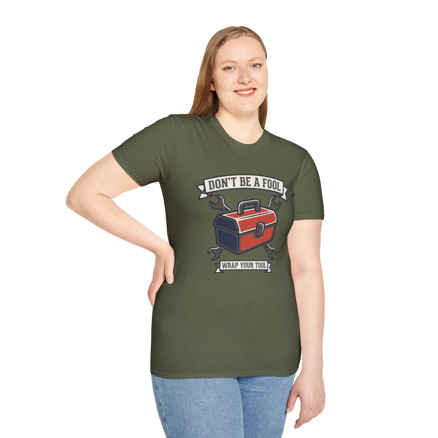 Don't Be a Fool Toolbox T‑Shirt — Wrap Your Tool Shirt for Mechanics & DIYers