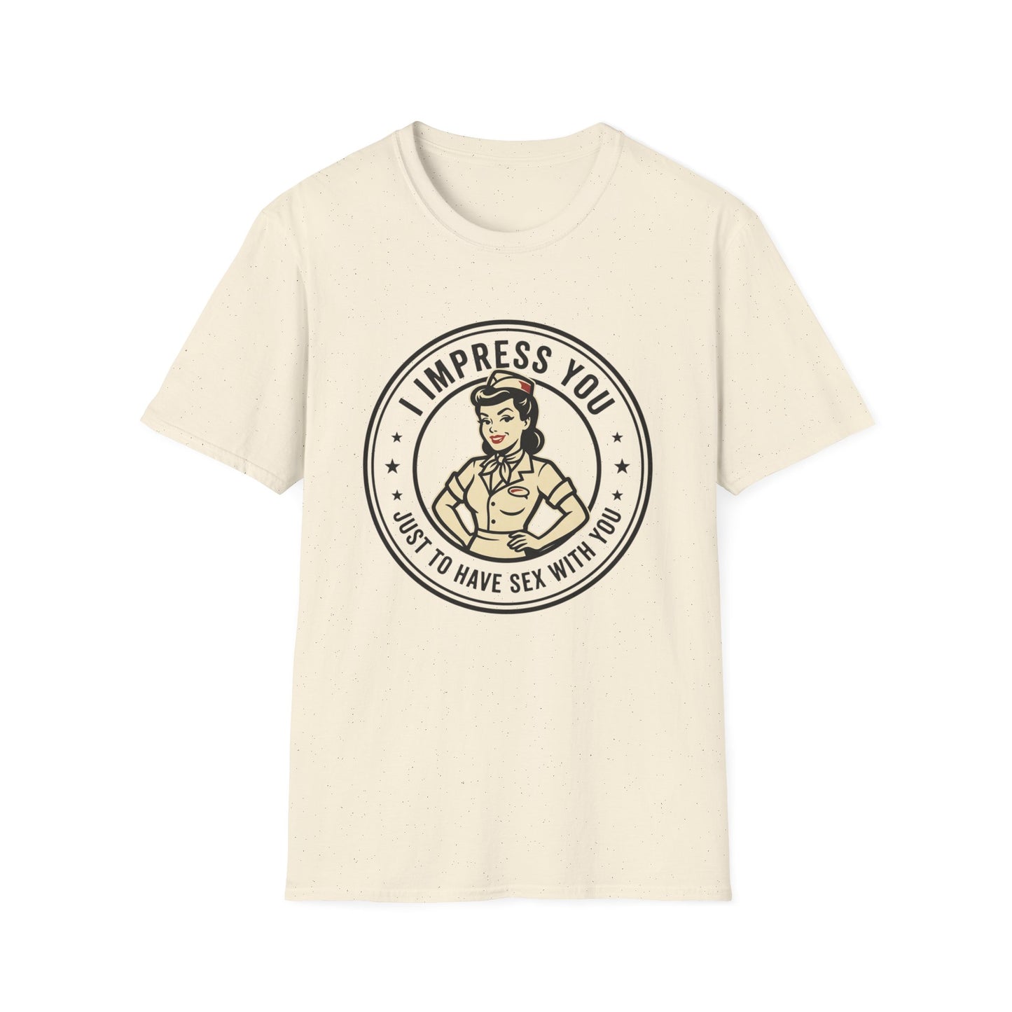 'I Impress You' Vintage Pin-Up Graphic Tee