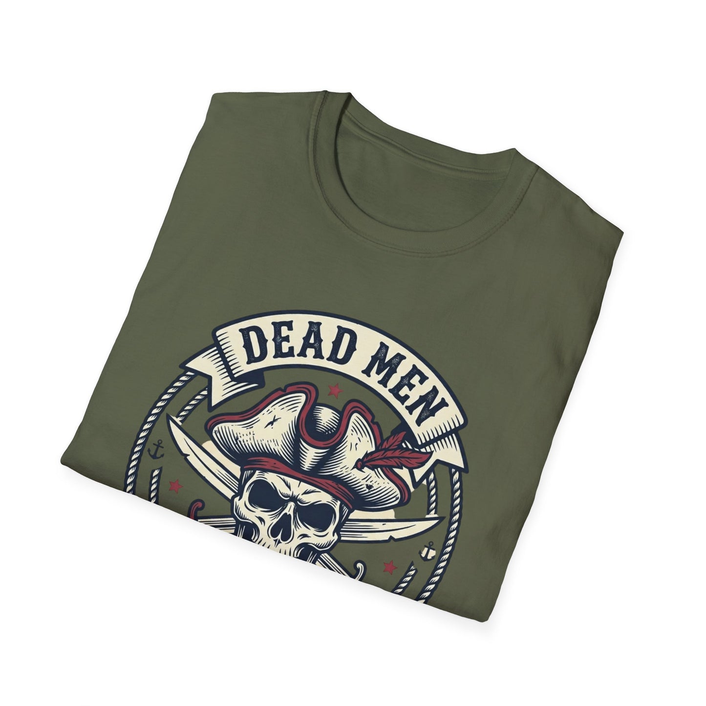 Pirate Skull Tee — "Dead Men Tell No Lies" Graphic T-Shirt
