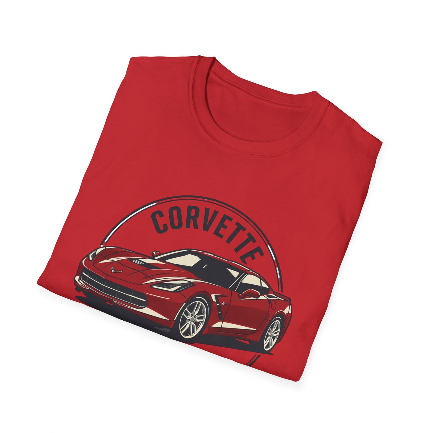 Corvette C7 Tee — Retro Red Sports Car T-Shirt