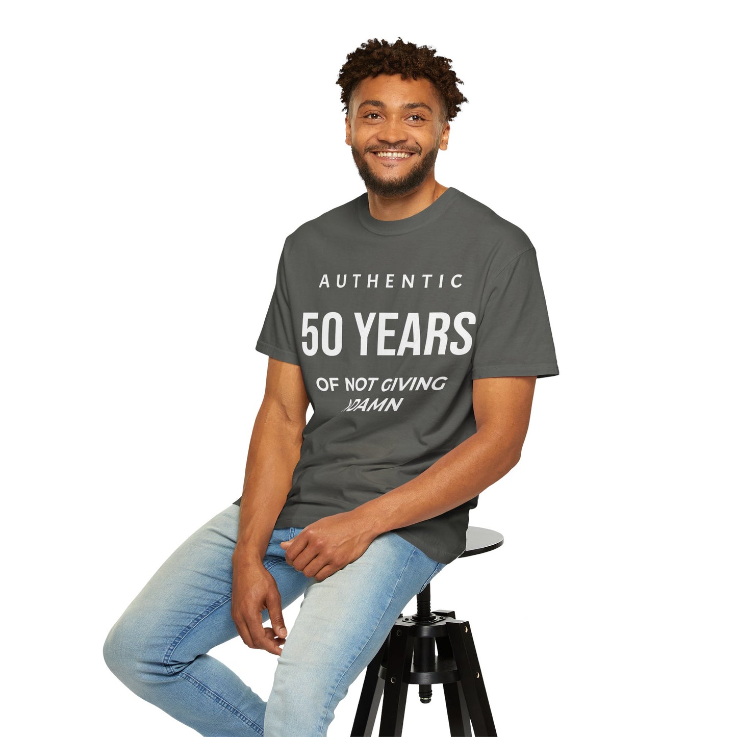 50 Years of Not Giving a Damn T-Shirt — Funny 50th Birthday Tee