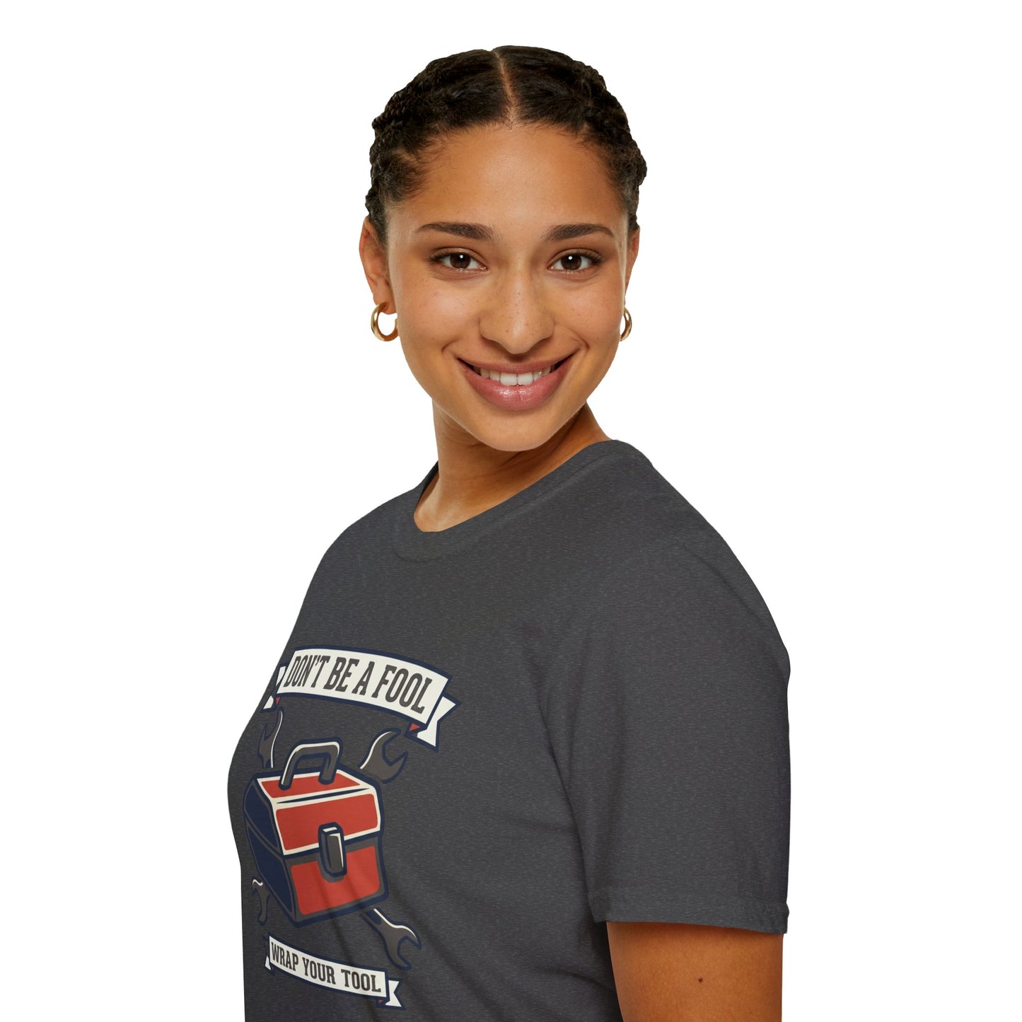 Don't Be a Fool Toolbox T‑Shirt — Wrap Your Tool Shirt for Mechanics & DIYers