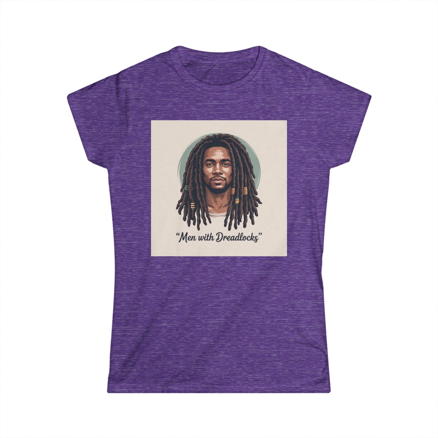 Dreadlocks Portrait Tee — "Men with Dreadlocks" Graphic Women's Shirt Printify