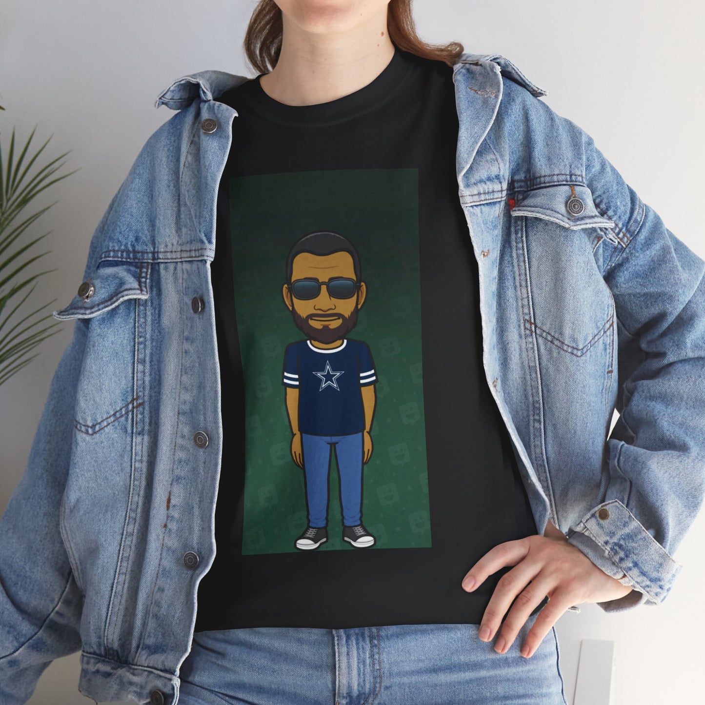 Cartoon Guy Graphic Tee — Personalized Avatar Shirt Printify