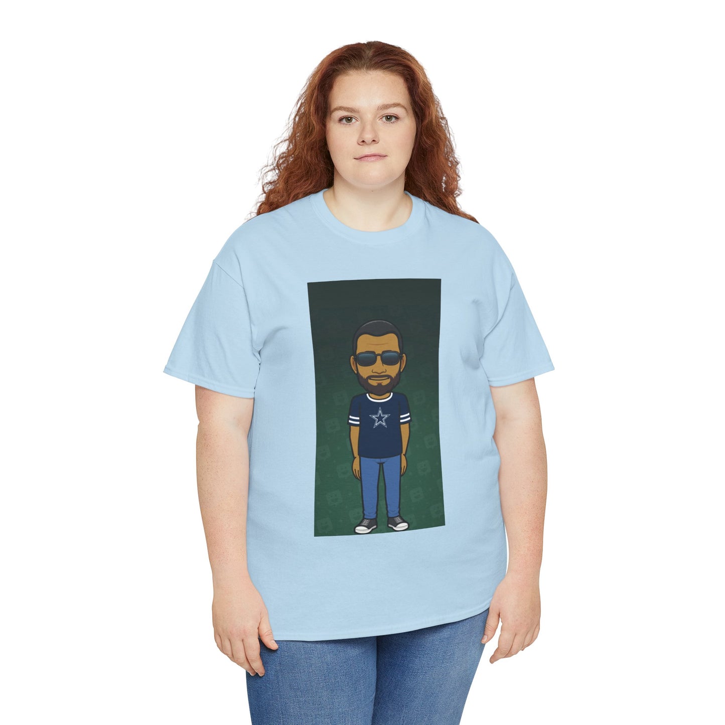 Cartoon Guy Graphic Tee — Personalized Avatar Shirt Printify
