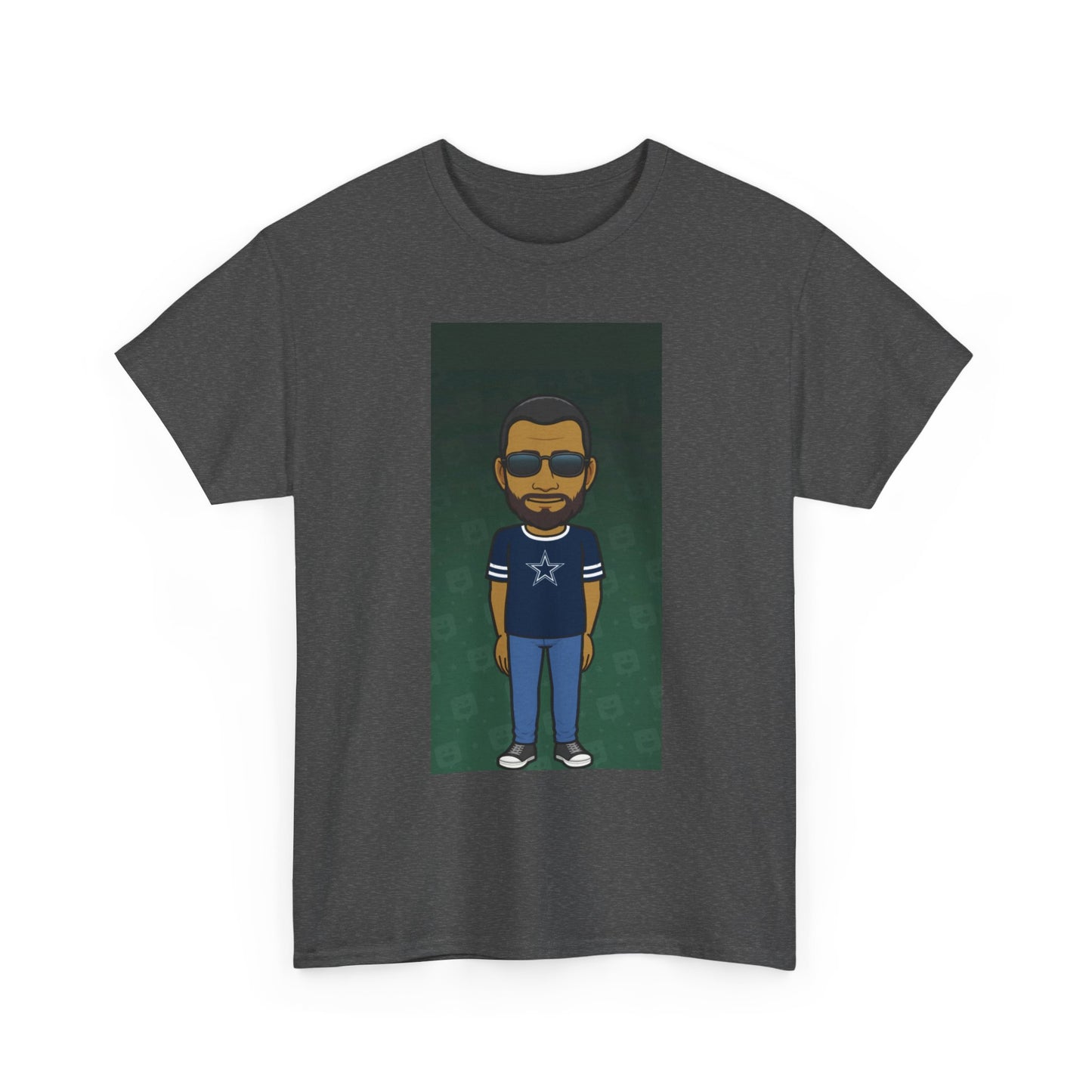 Cartoon Guy Graphic Tee — Personalized Avatar Shirt Printify