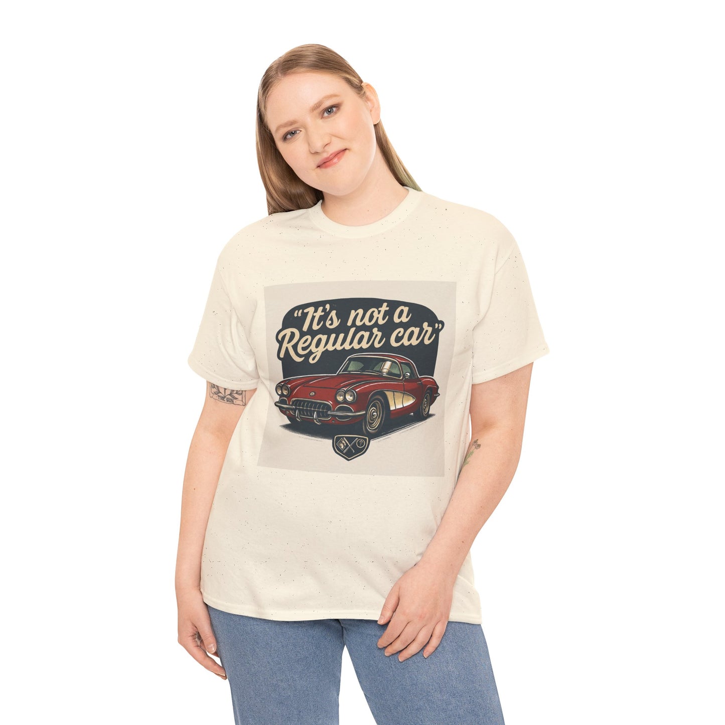 Classic Car Tee — "It's Not a Regular Car" Vintage Muscle Car Shirt Printify