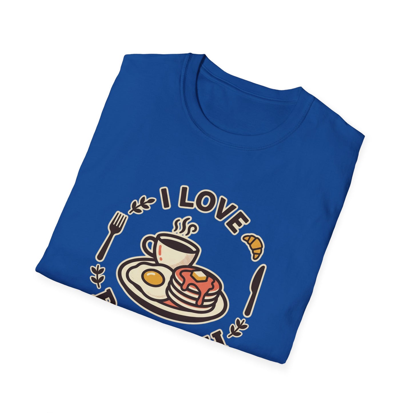 Brunch Lover T-Shirt – "I Love Brunch" Pancakes & Coffee Graphic Tee