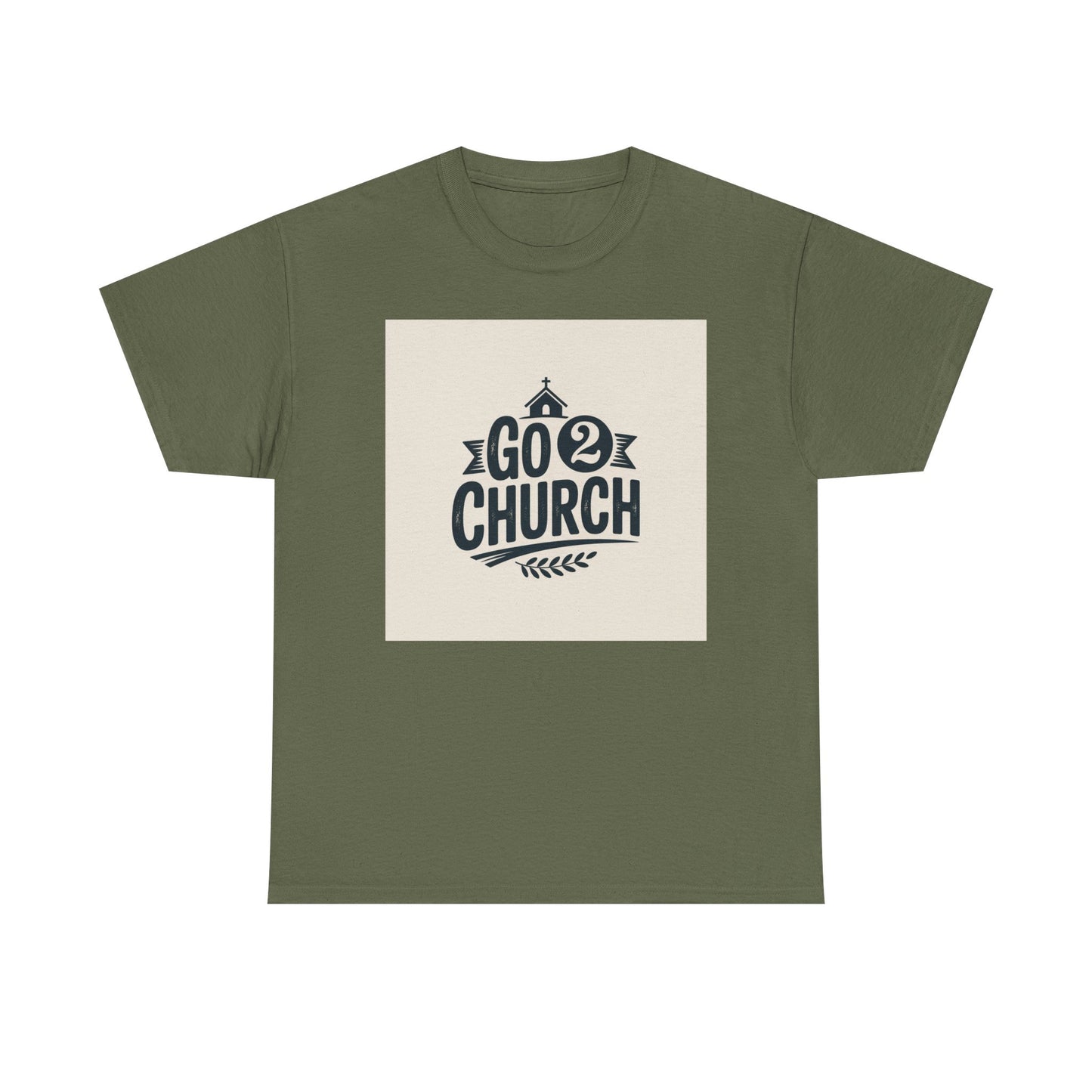 Go 2 Church T-Shirt — Faith-Based Gospel Tee