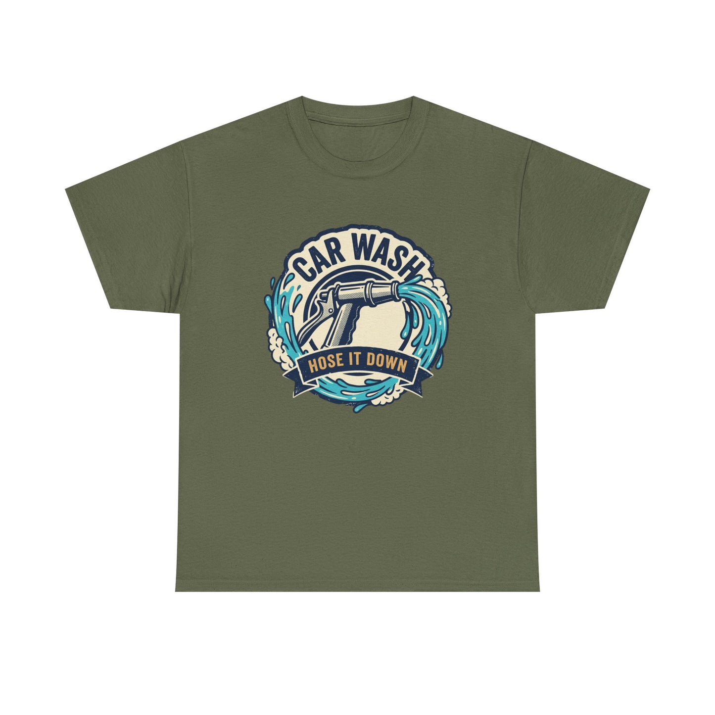 Car Wash T-Shirt — "Hose It Down" Graphic Tee for Auto Enthusiasts