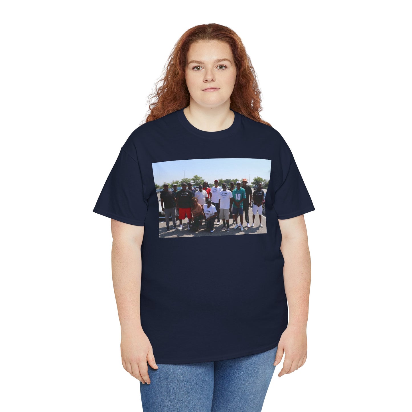 C-RYDERZ Group Photo Custom Tee — Personalized Reunion & Team Picture Shirt Printify