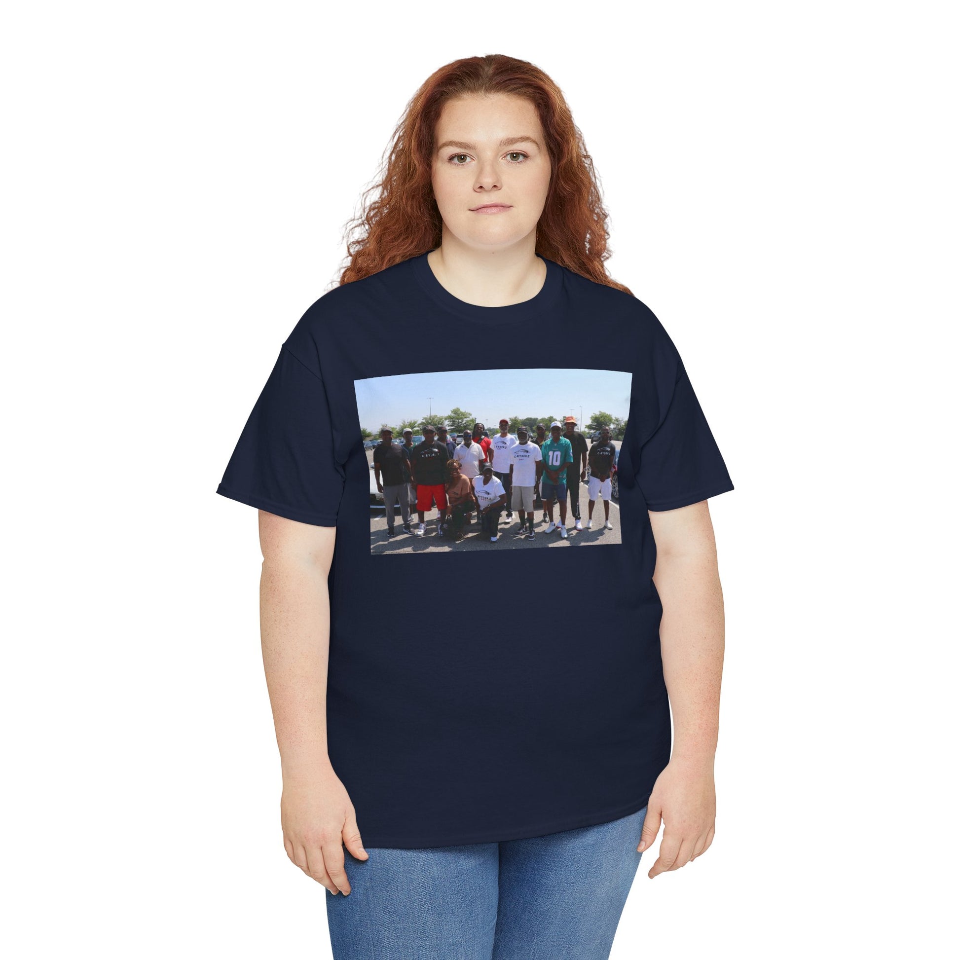 C-RYDERZ Group Photo Custom Tee — Personalized Reunion & Team Picture Shirt Printify