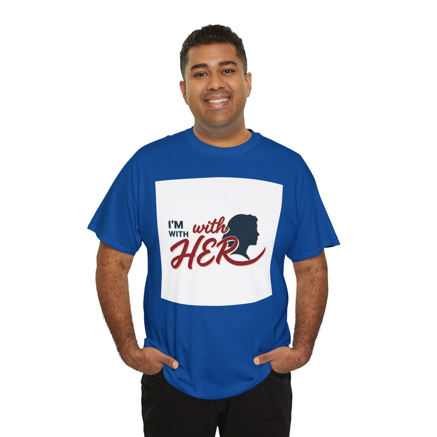 I'm With Her T-Shirt — Women's Rights / Feminist Silhouette Tee