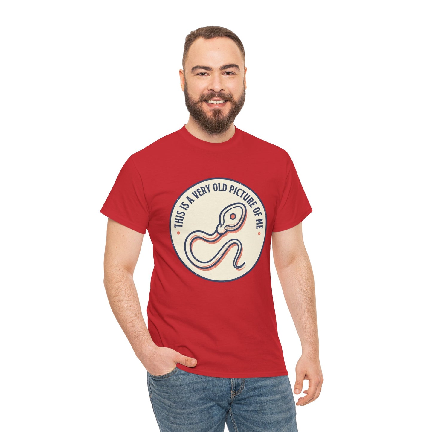 "This Is A Very Old Picture Of Me" Retro Snake Graphic Tee